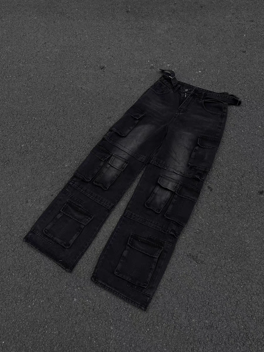 Japanese Brand × Vintage Black Vintage Loose Casual Jeans Size US 32 / EU 48 - 3 Thumbnail