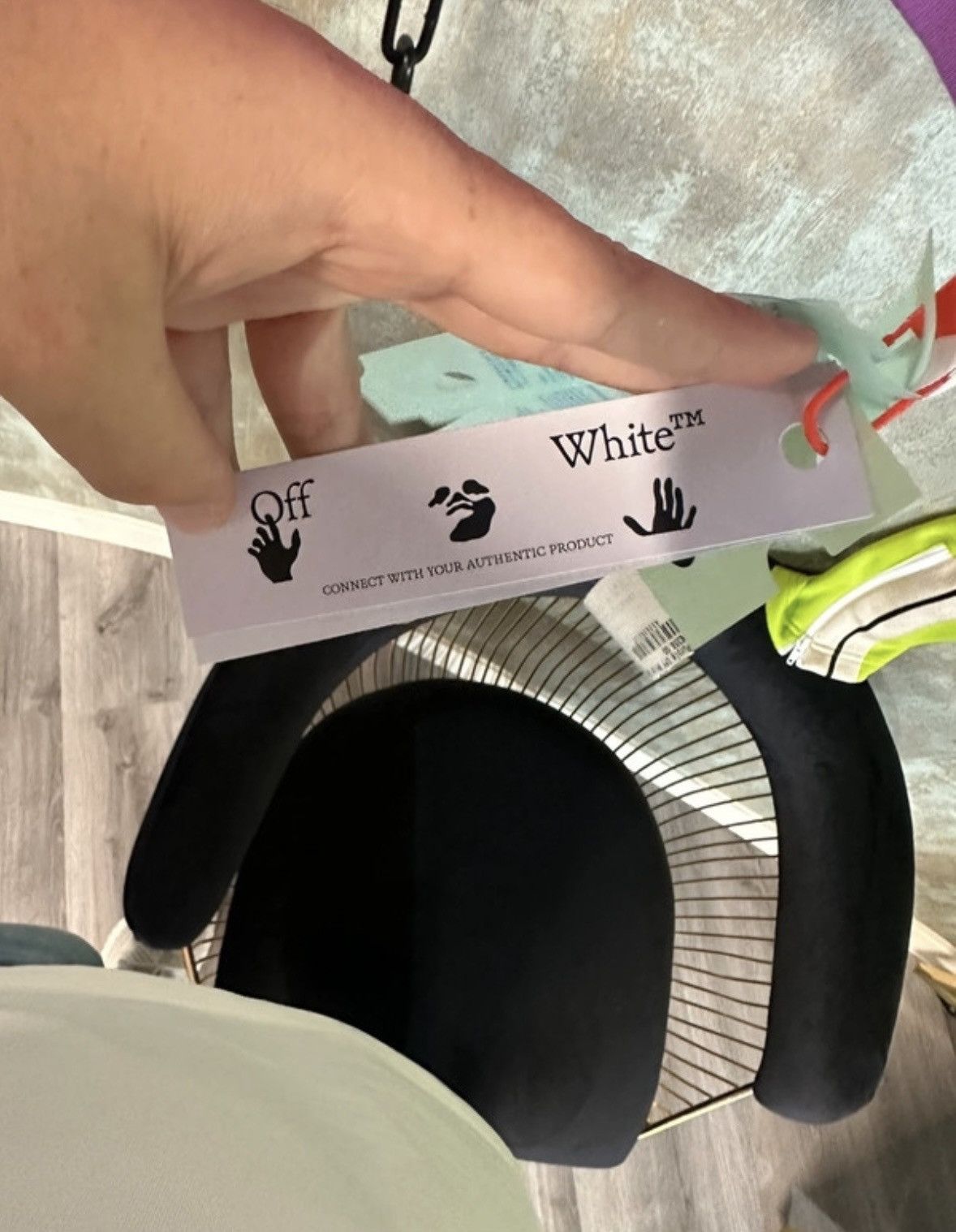 Off-White Purple/White Off-White Hands Tee (M) Size US M / EU 48-50 / 2 - 4 Thumbnail