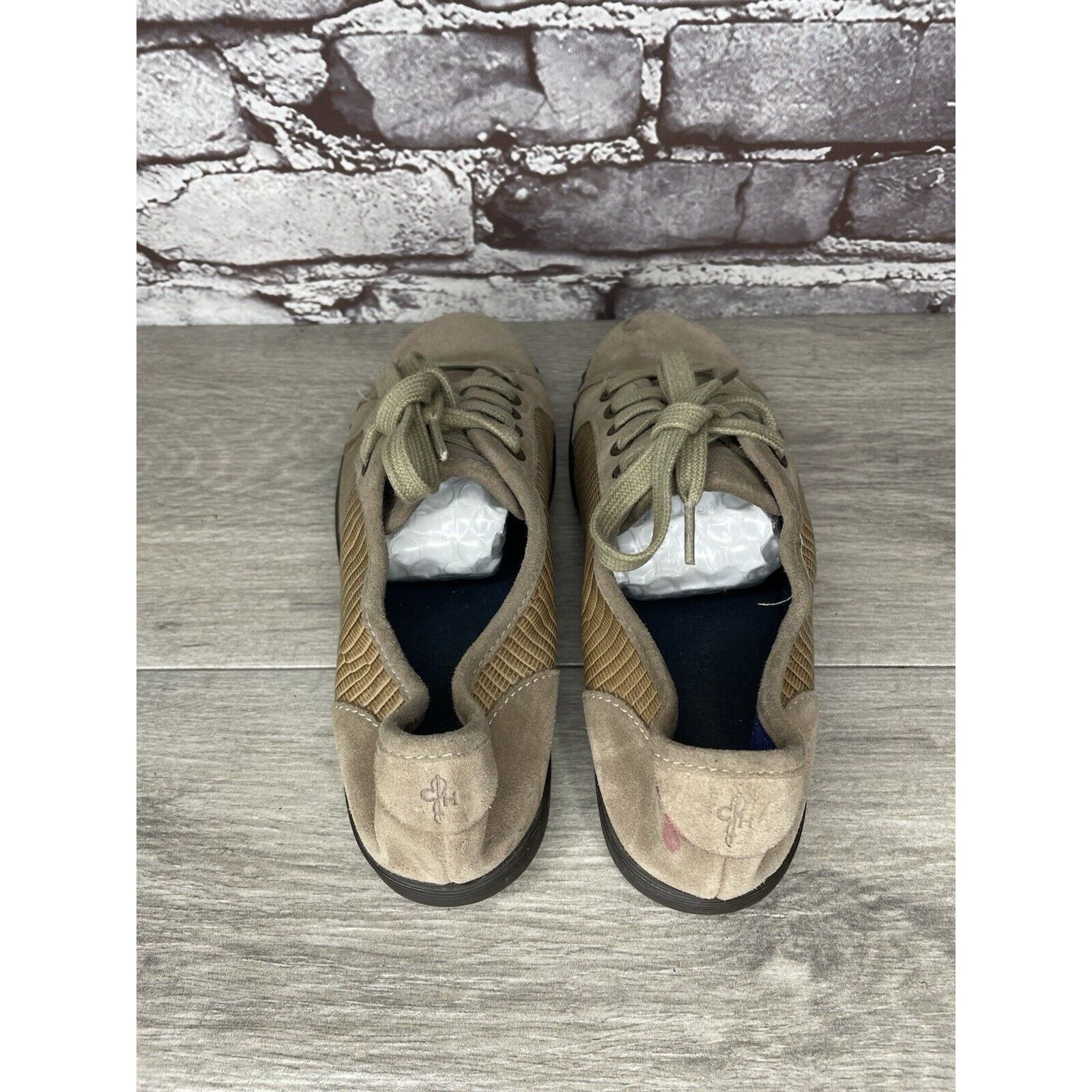 Cole Haan Cole Haan Taupe Suede Leather Lace Up Comfort Casual Shoes W Size US 6 / IT 36 - 21 Thumbnail