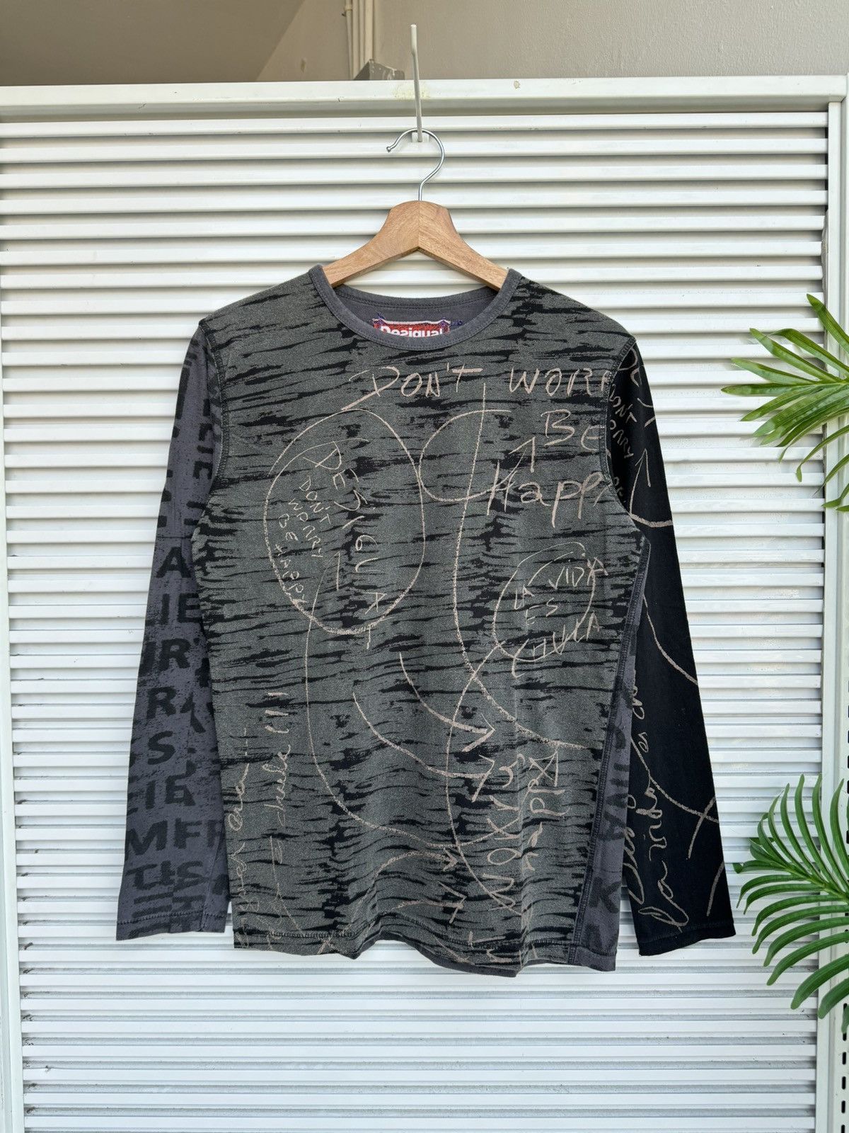 Vintage Desigual Poem Punk Riot Longsleeves