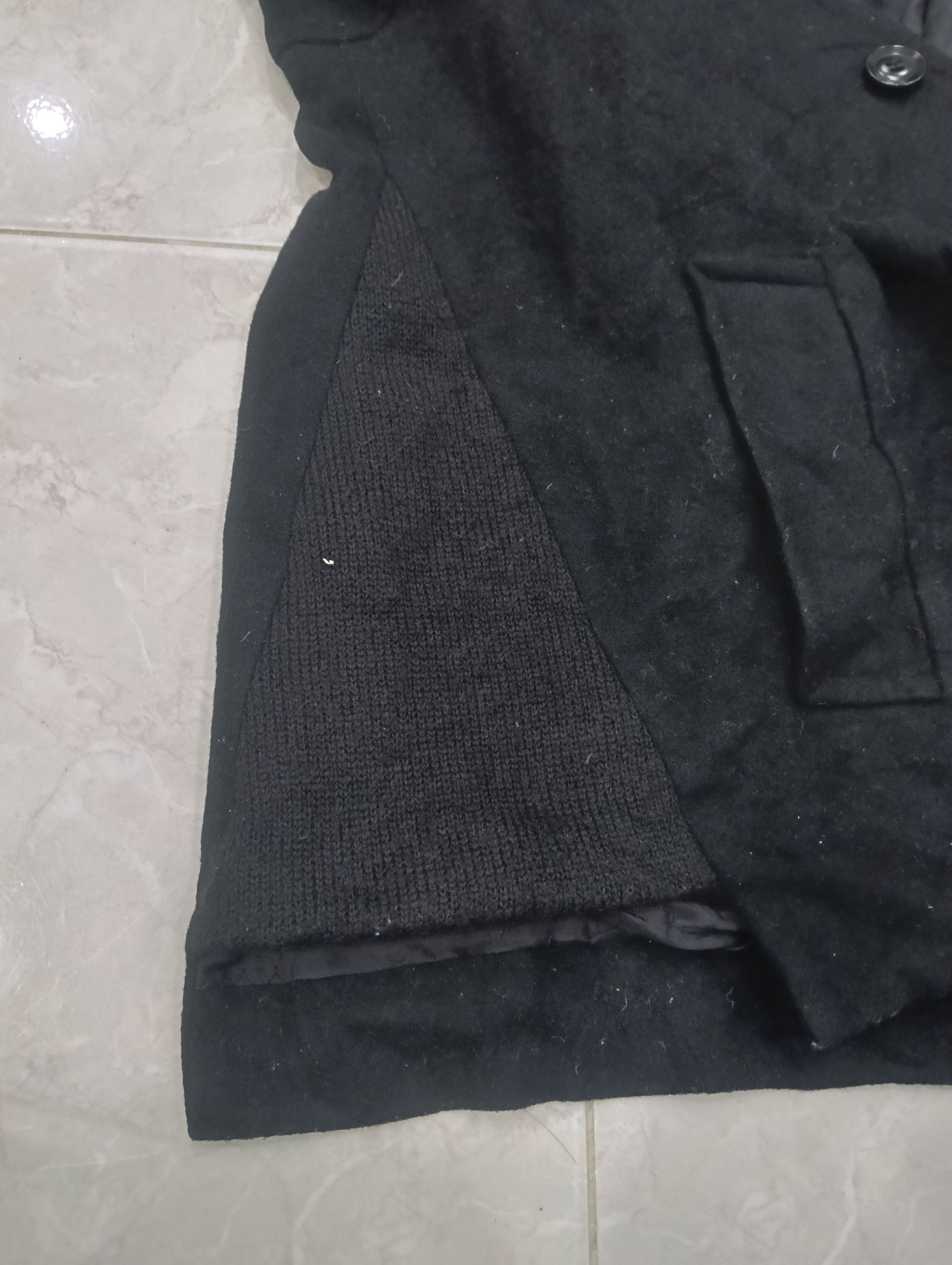 Yohji Yamamoto Y'S Cropped Wool Hooded Jacket Size US M / EU 48-50 / 2 - 12 Thumbnail