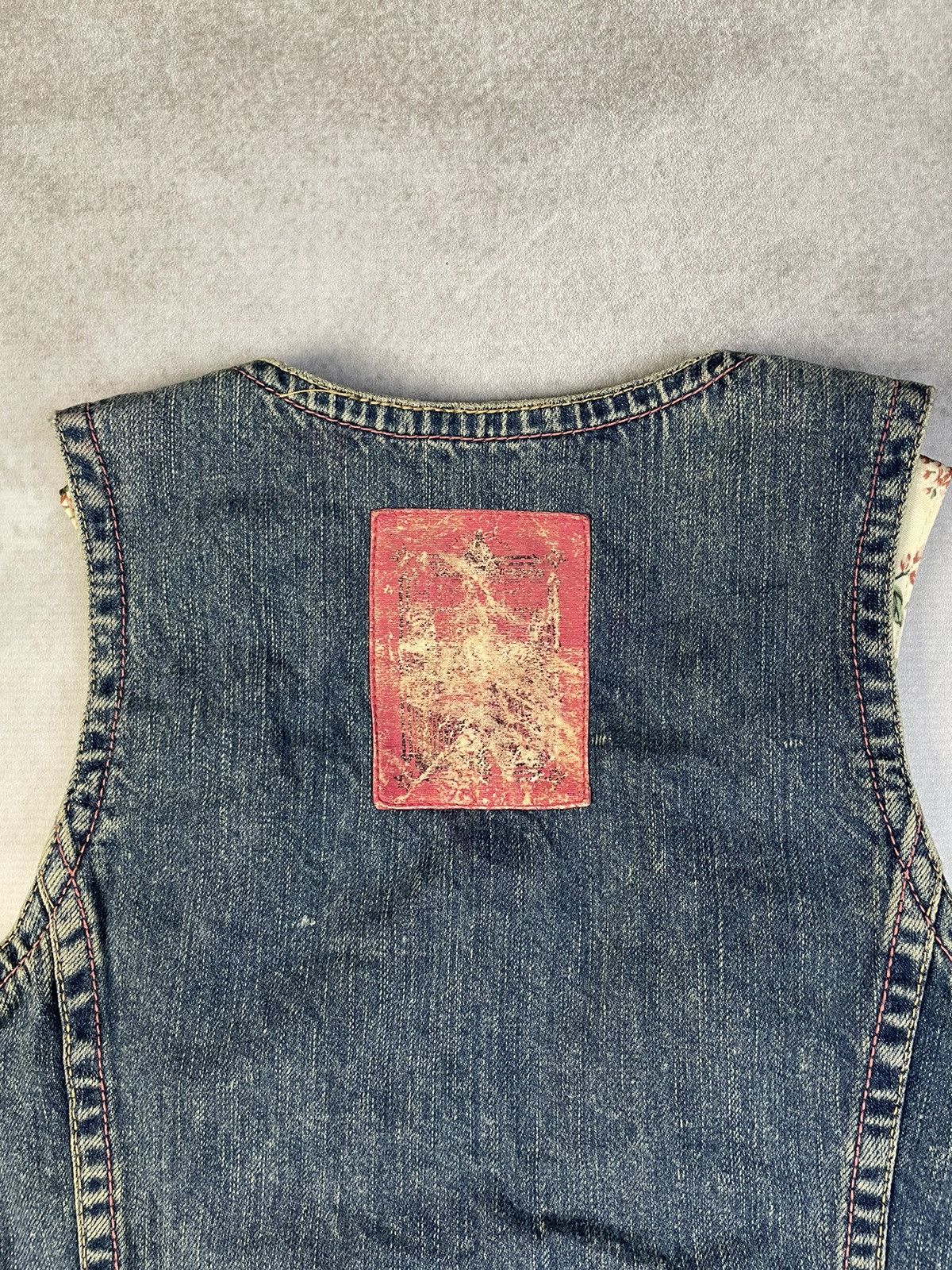 Hysteric Glamour 2000s Hysteric Glamour Denim Vest Size ONE SIZE - 7 Thumbnail