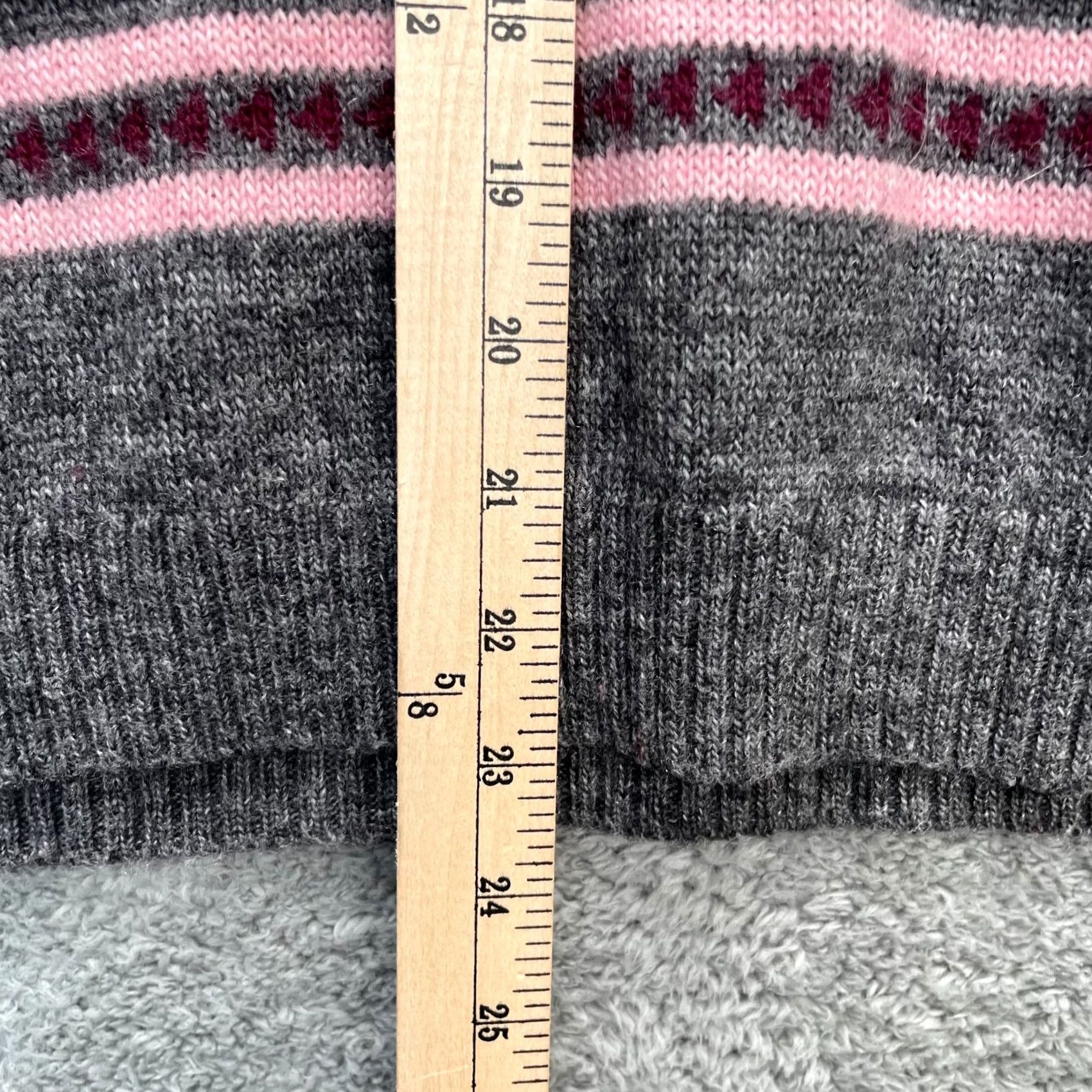 J.Crew J.CREW Mens Medium Gray Sweater Pullover Fair Isle Knit Geometric Long Sleeve Size US M / EU 48-50 / 2 - 7 Thumbnail