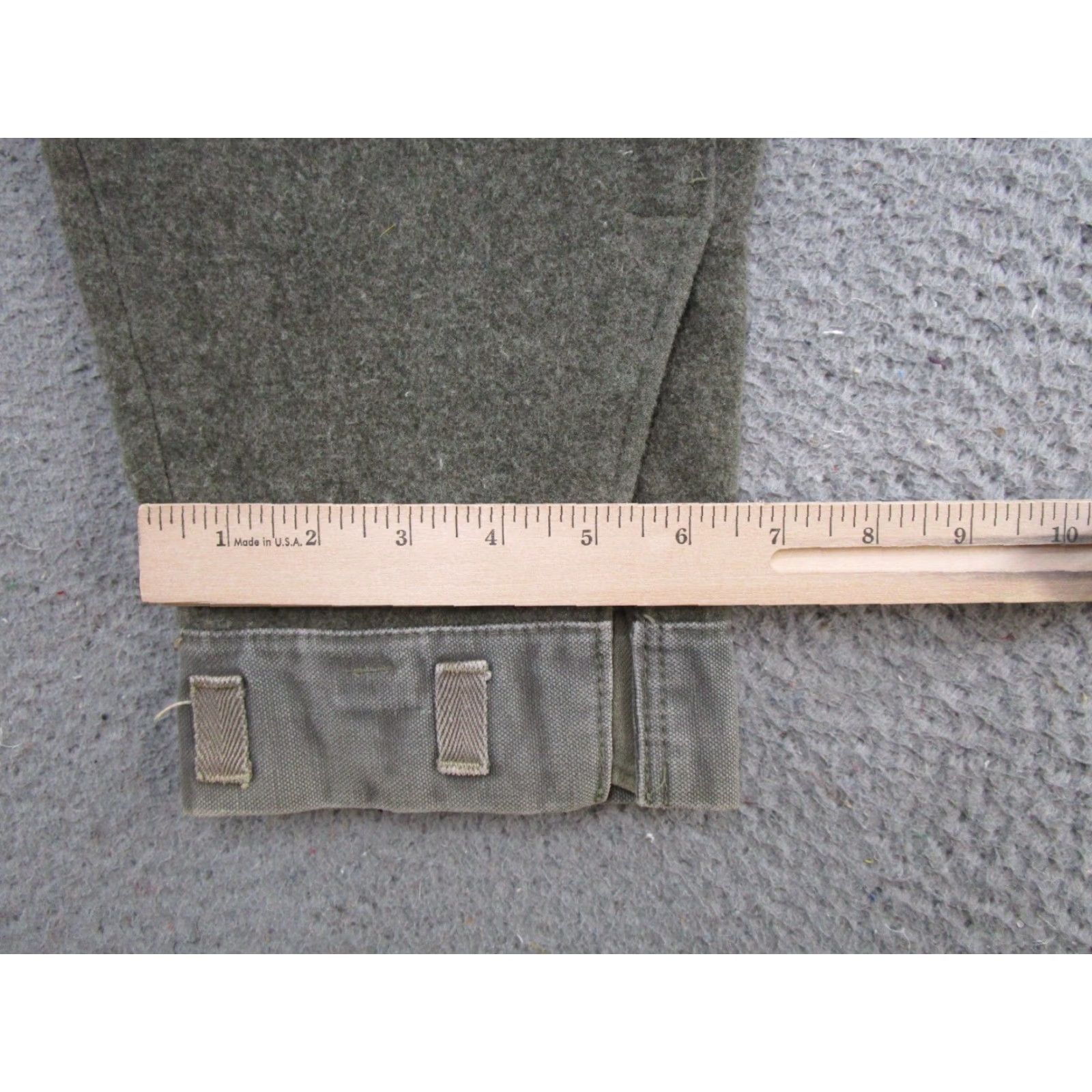 Vintage VINTAGE Military Wool Cargo Pants 1940 WW2 Men's Trousers Khaki Green 28x29 Casual Workwear Brown 28 Mens Wool Cargo Pants Green Army 1940s Size US 28 / EU 44 - 7 Thumbnail