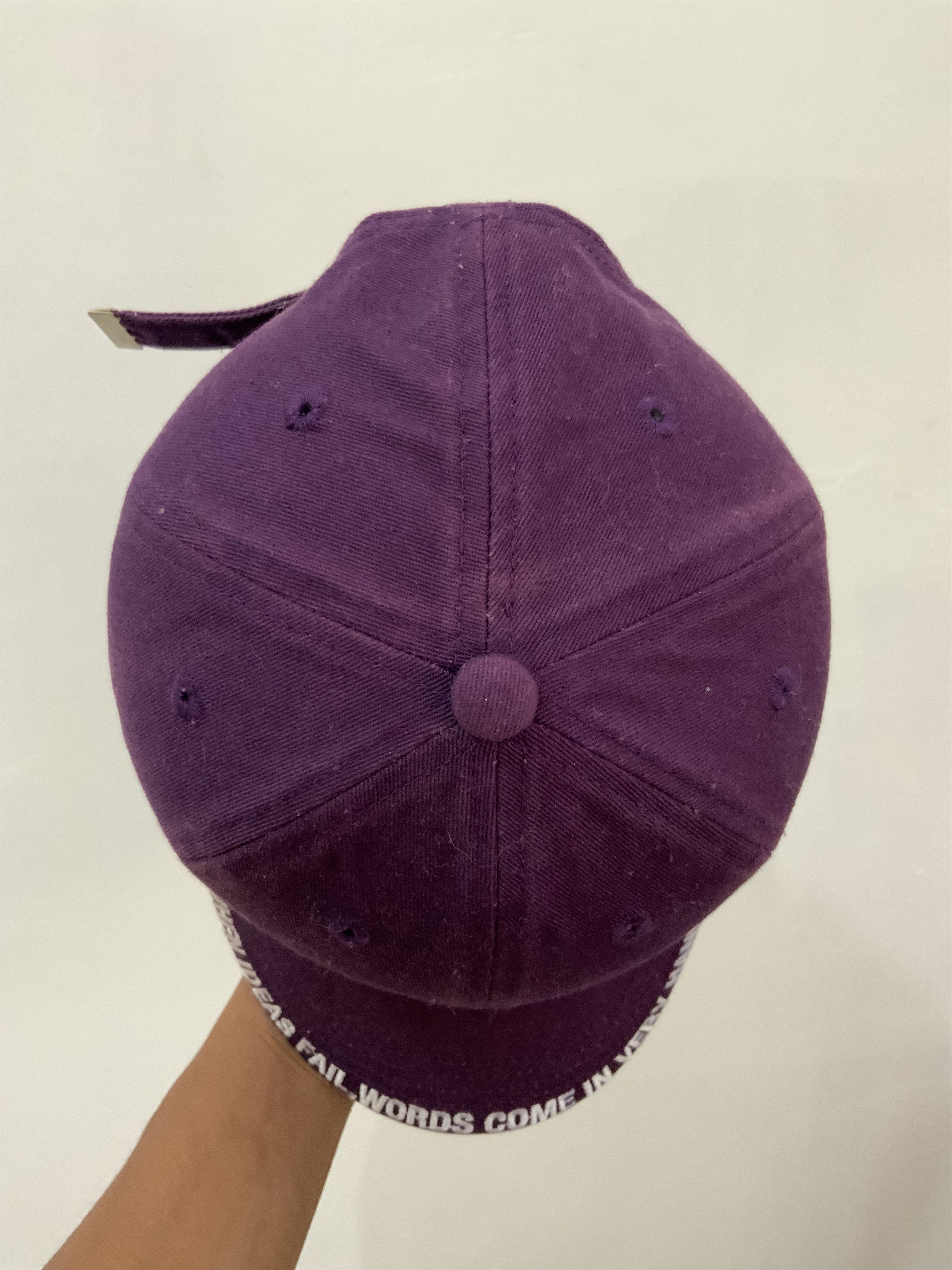 Japanese Brand When Ideas Fail Words Come Hat Cap Size ONE SIZE - 6 Thumbnail