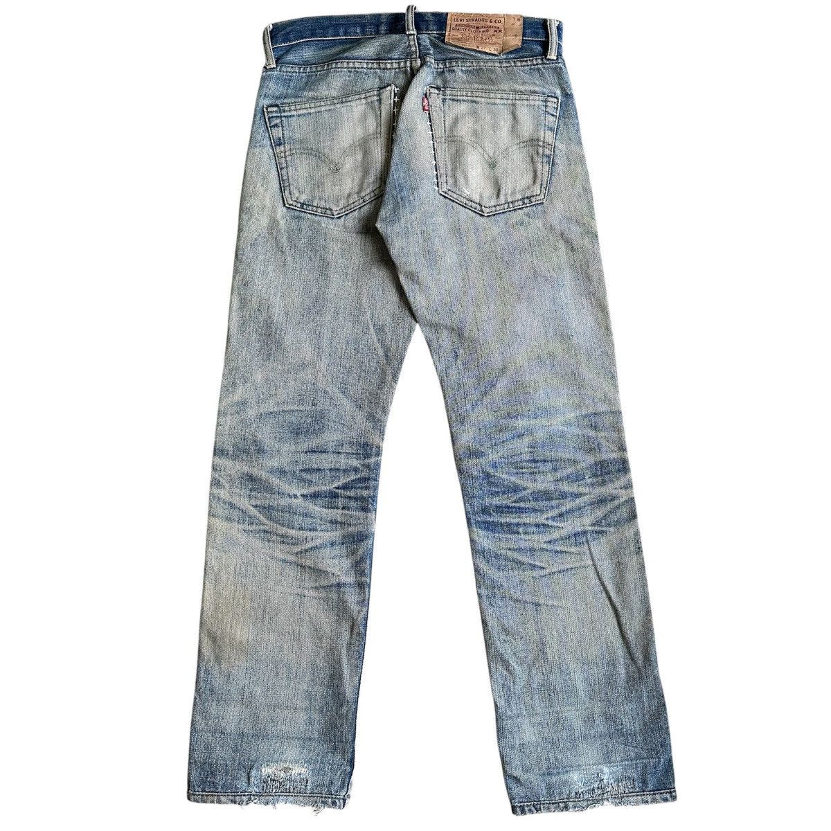 Levi's Vintage Clothing Vintage 1990s Levis 501-0657 Big E Selvedge Fadded Size US 28 / EU 44 - 1 Thumbnail