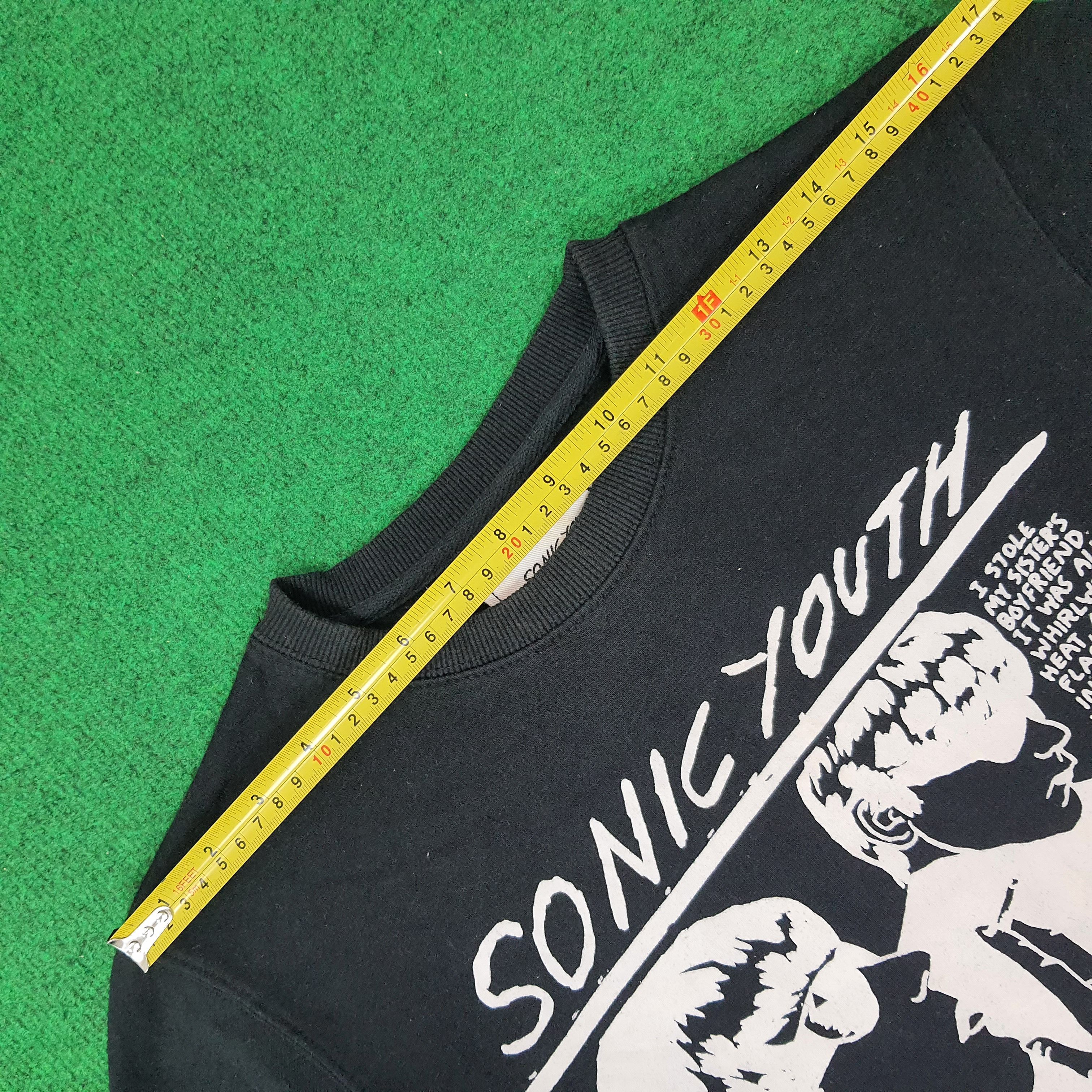 MOUSSY Vintage Sonic Youth Band by MOUSSY Sweatshirt C257N11 Size US XS / EU 42 / 0 - 8 Thumbnail
