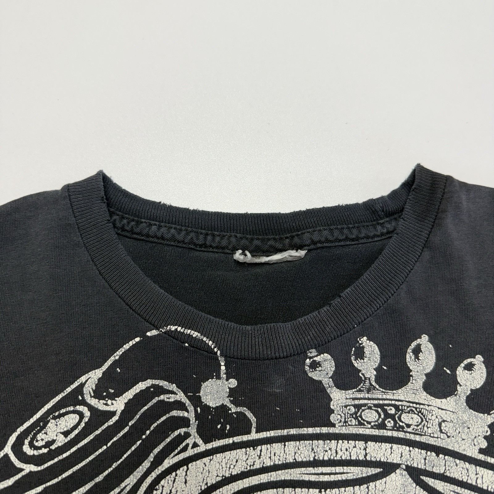 Vintage Vintage SRH T Shirt Mens XL Faded Black King Spade KMK Kotto Size US XL / EU 56 / 4 - 10 Thumbnail