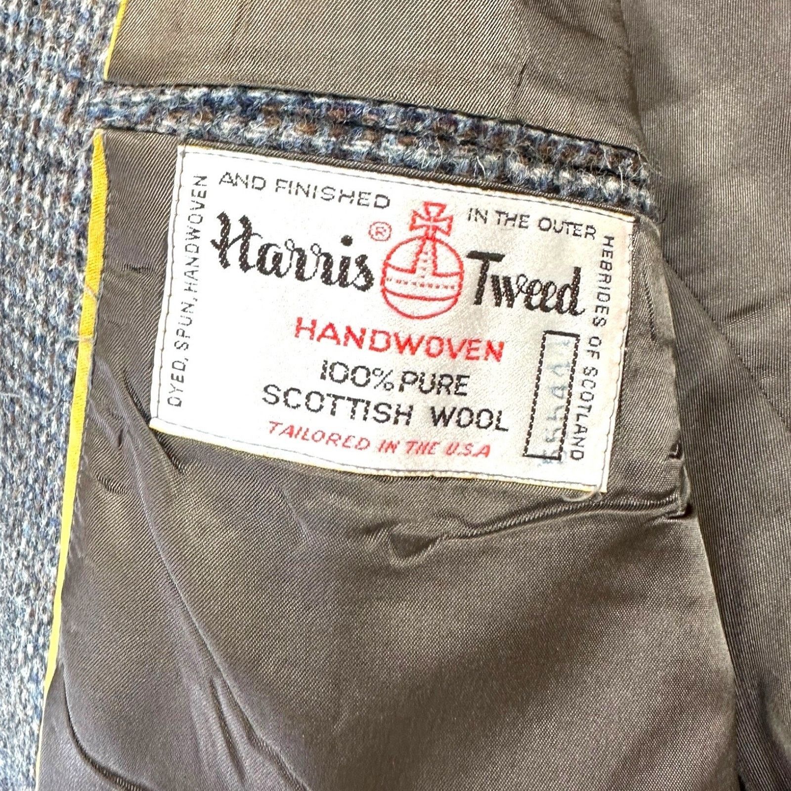 Harris Tweed American Craftsmen Harris Tweed Blazer Mens 42R Sport Coat Size 42R - 5 Thumbnail