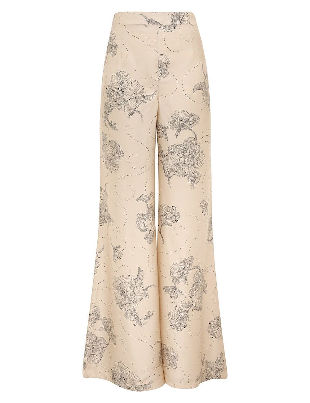 Zimmermann oc11z0825 Eden Flare Pant in Beige Size 34" / US 12 / IT 48 - 1 Thumbnail