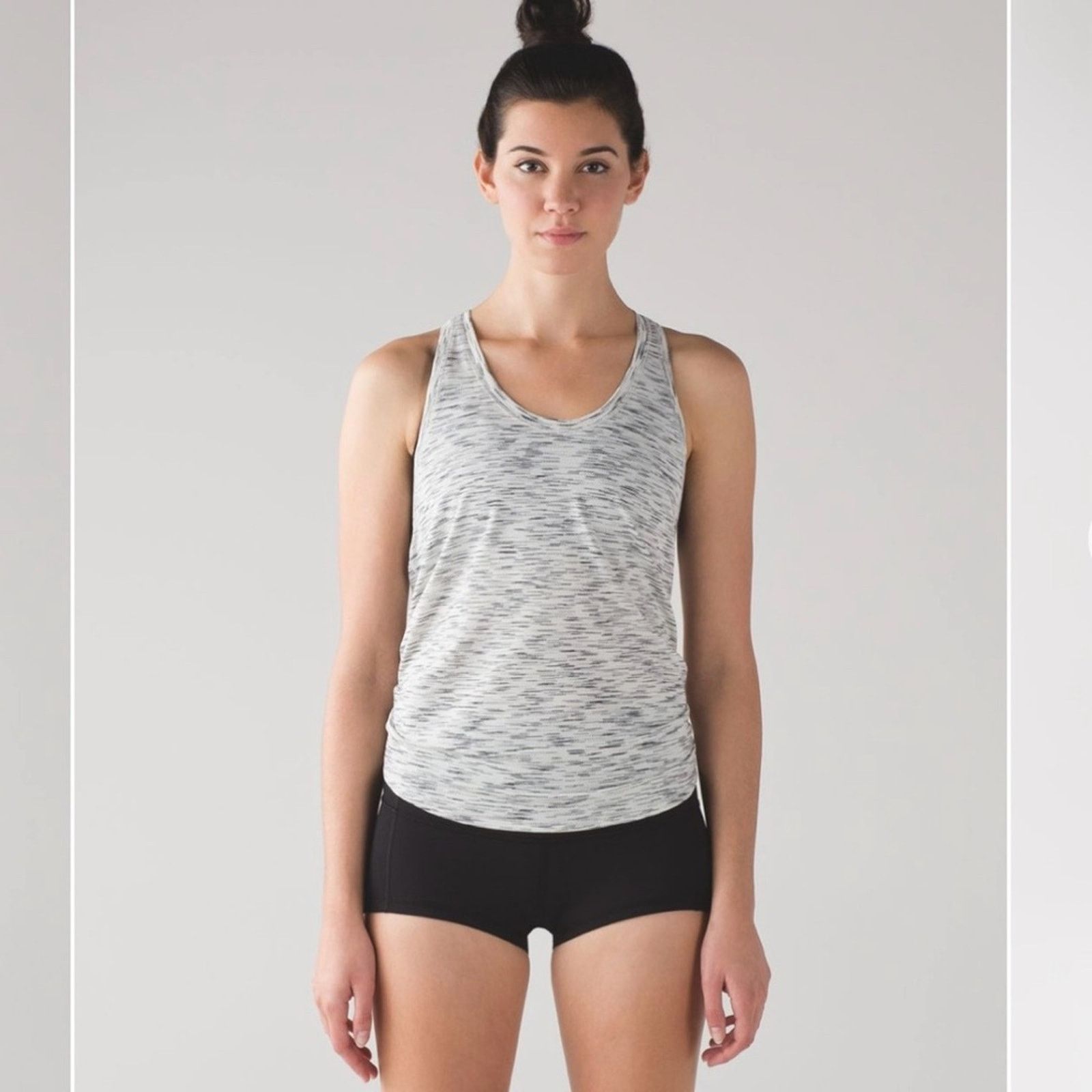 Lululemon Lululemon Tie It Up Singlet in Tiger Space Dye Black White Size M / US 6-8 / IT 42-44 - 2 Thumbnail