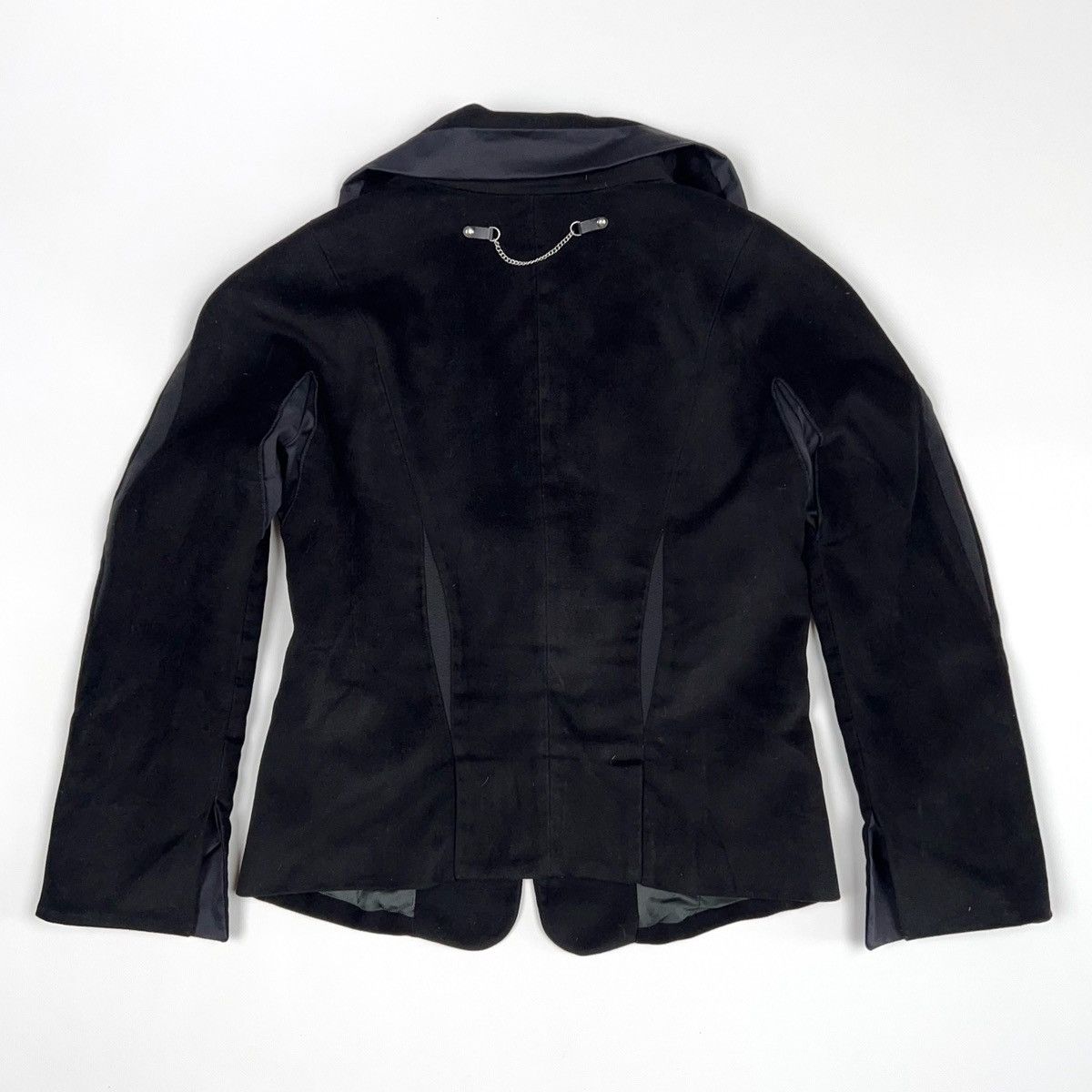 Marithe + Francois Girbaud Marithe Francois Girbaud Velour Blazer Jacket Size XS / US 0-2 / IT 36-38 - 4 Thumbnail