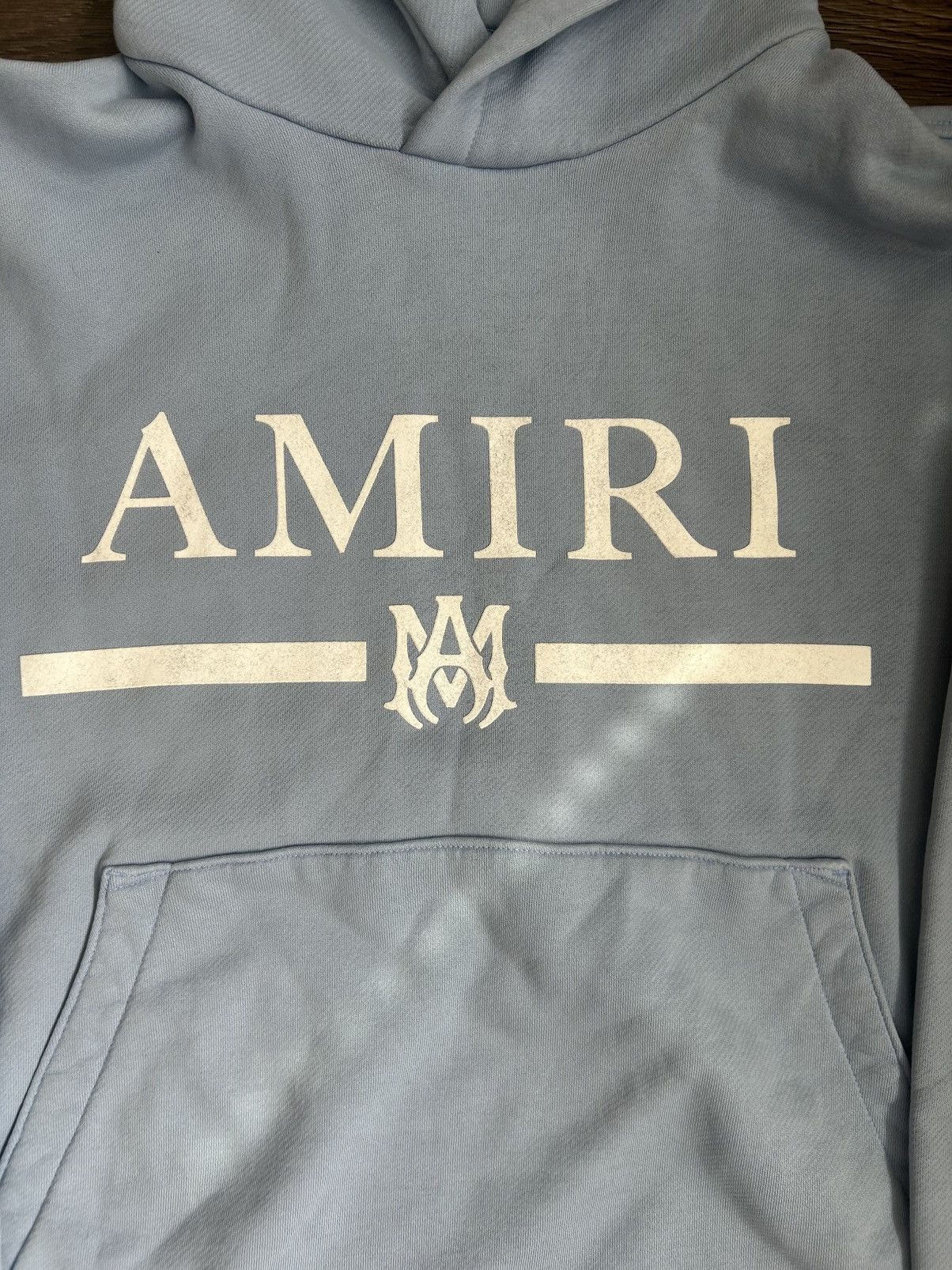 Amiri Amiri light blue hoodie tried on once Size US L / EU 52-54 / 3 - 4 Thumbnail
