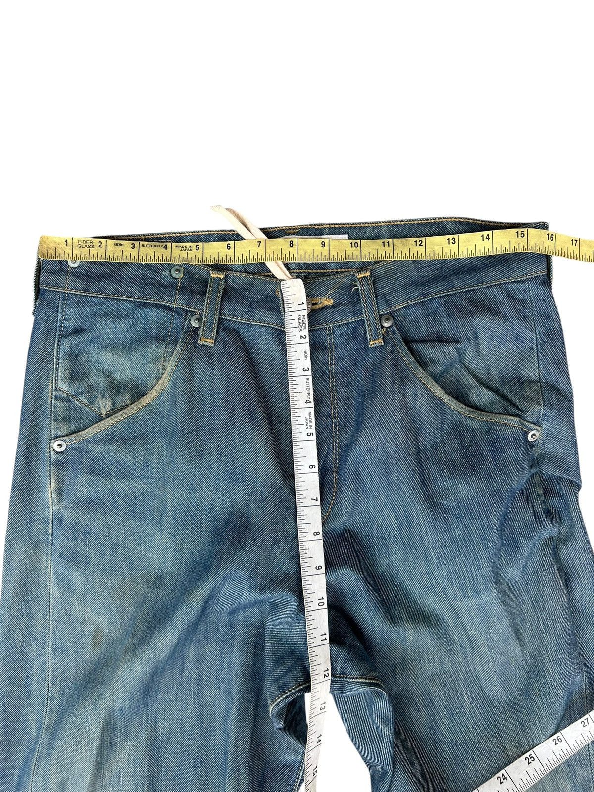 Levi's Dirty Mud Stains Denim Distressed Levi’s Engineered Jeans Size US 30 / EU 46 - 4 Thumbnail