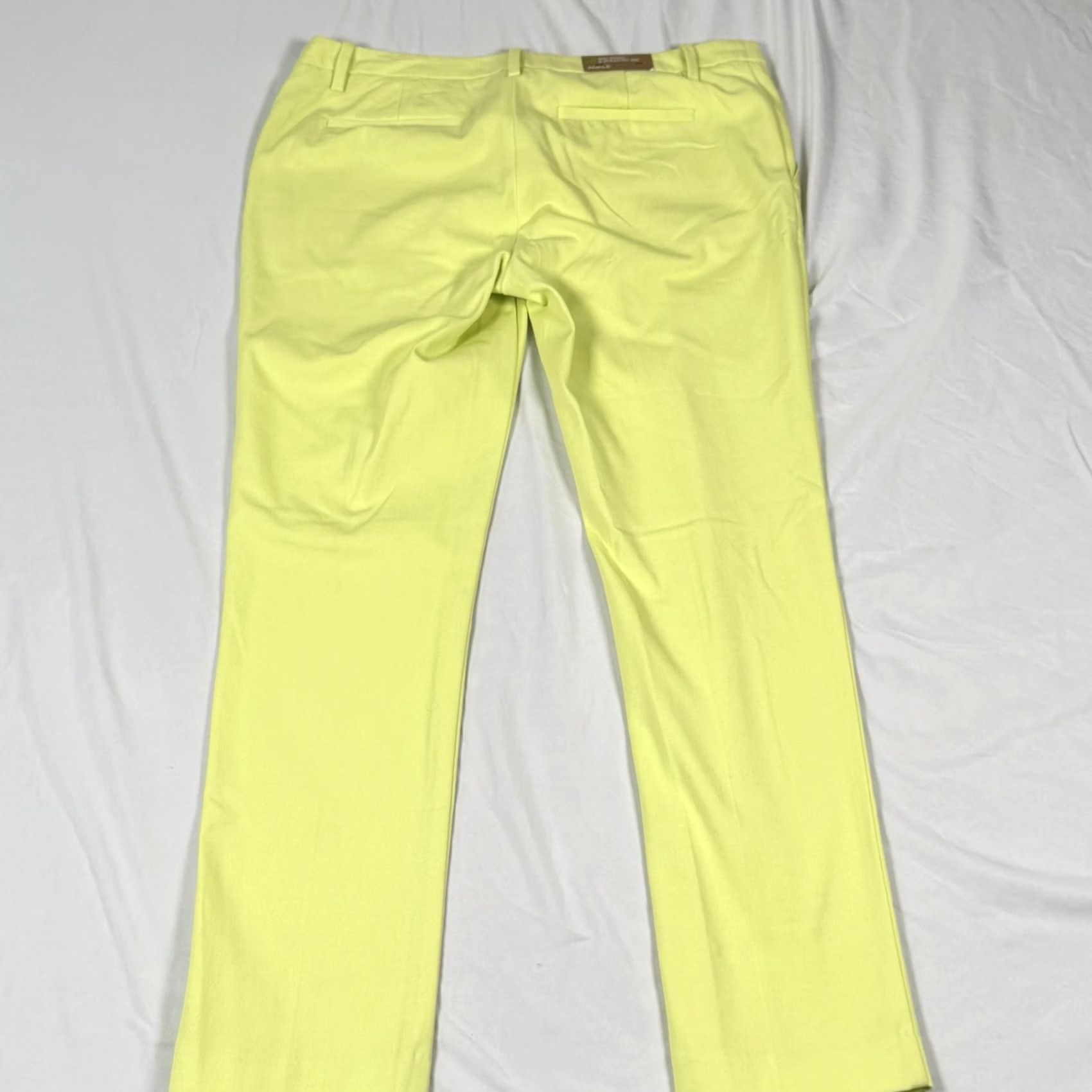 Mossimo Mossimo Pants Womens 8 Yellow Mid Waist Straight Ankle Stretch Chino Size 30" / US 8 / IT 44 - 7 Thumbnail