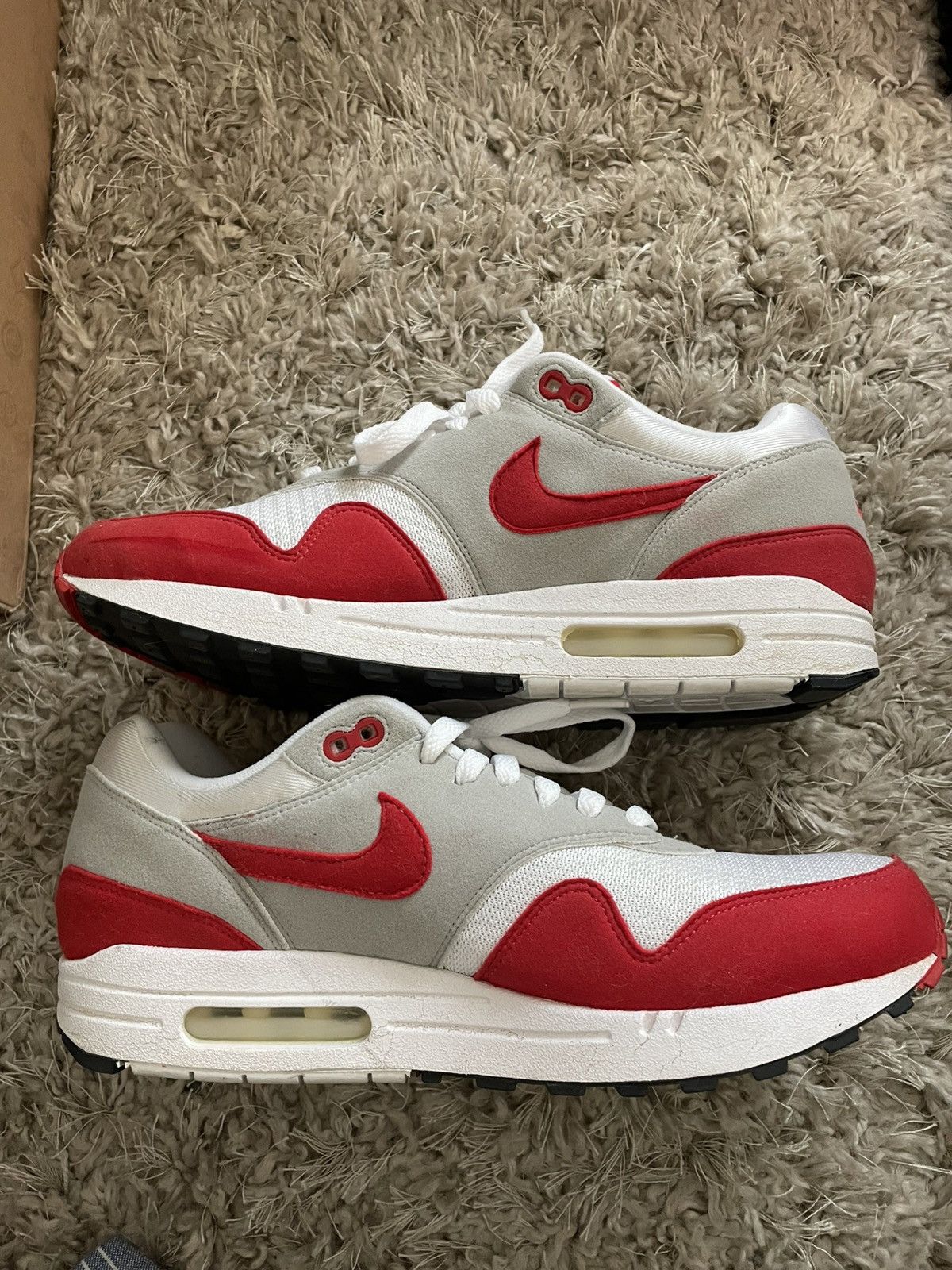 Nike Nike Air Max 1 QS Sport Red Size US 10.5 / EU 43-44 - 3 Thumbnail