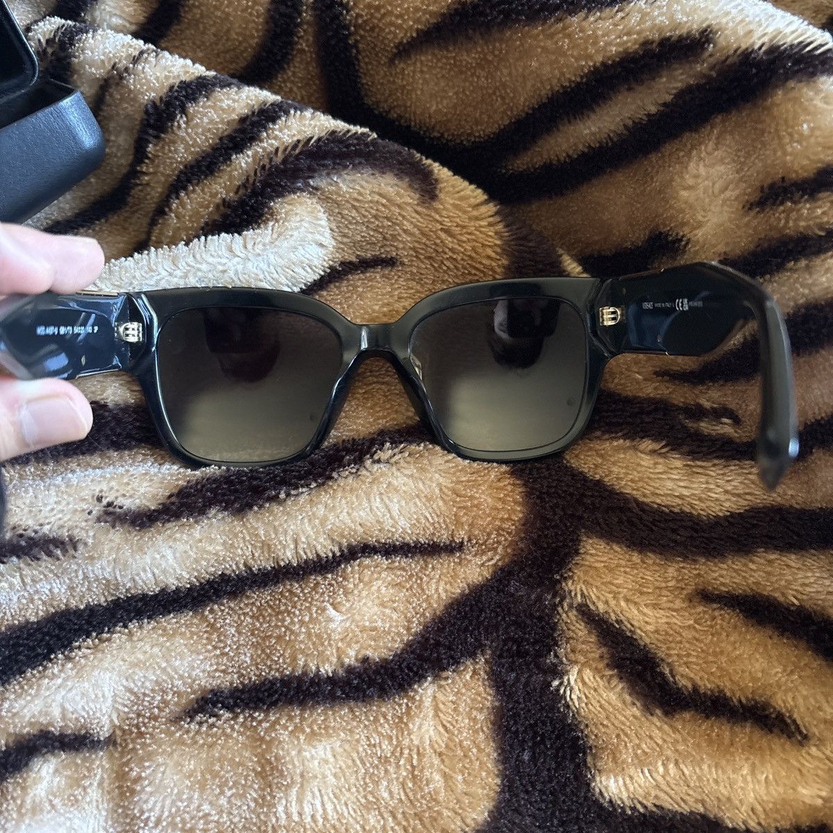 Versace Black versace biggie sunglasses Size ONE SIZE - 3 Thumbnail
