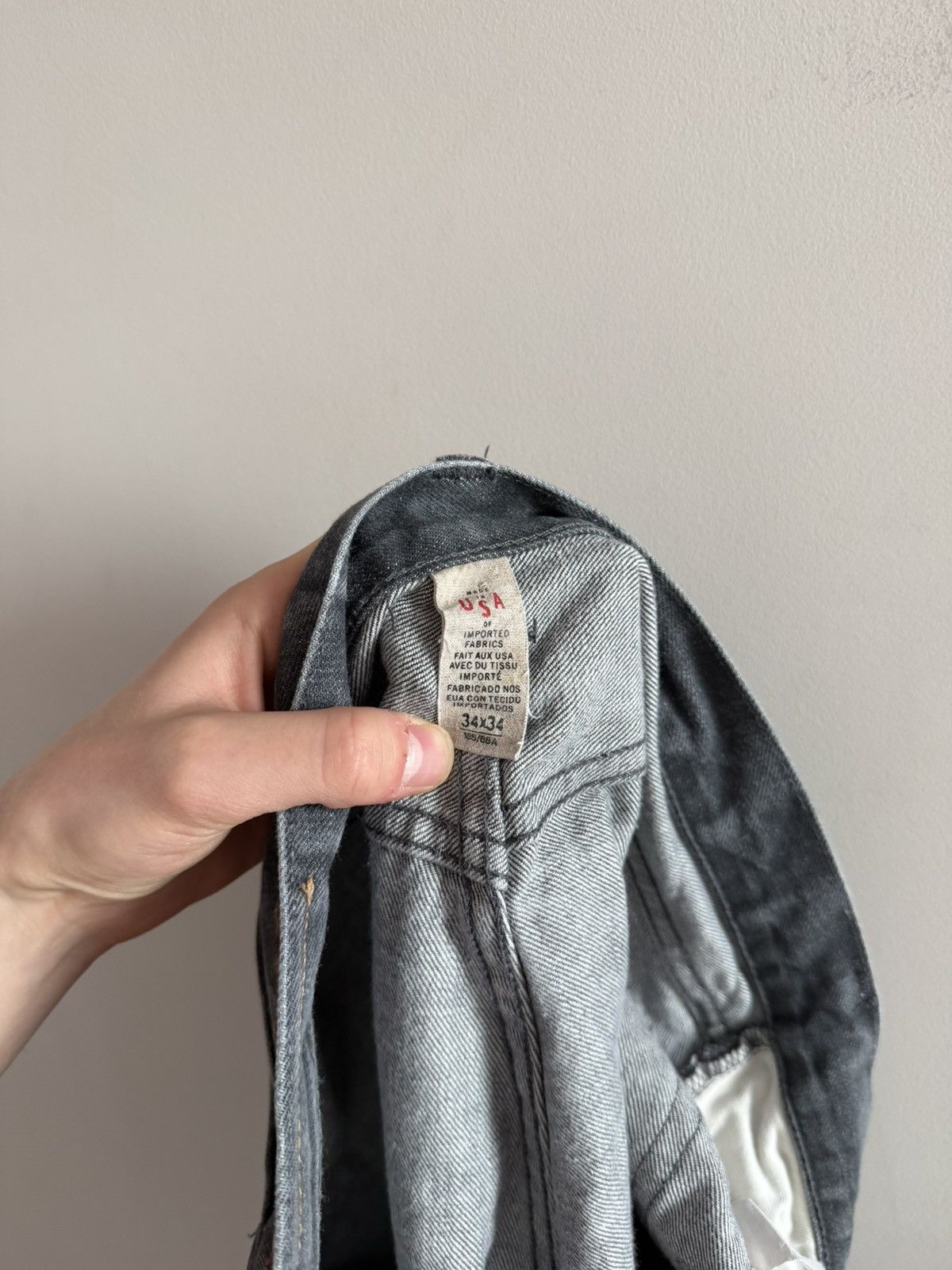 RRL Ralph Lauren Vintage Slim RRL Selvedge Denim Faded Jeans Size US 34 / EU 50 - 7 Thumbnail