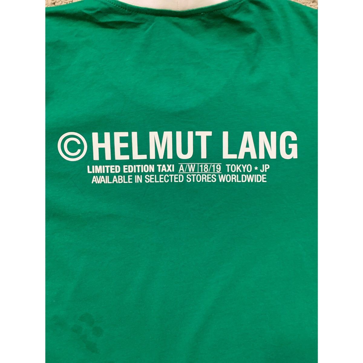 Helmut Lang HELMUT LANG TAXI LIMITED EDITION T-SHIRT Size US L / EU 52-54 / 3 - 6 Thumbnail