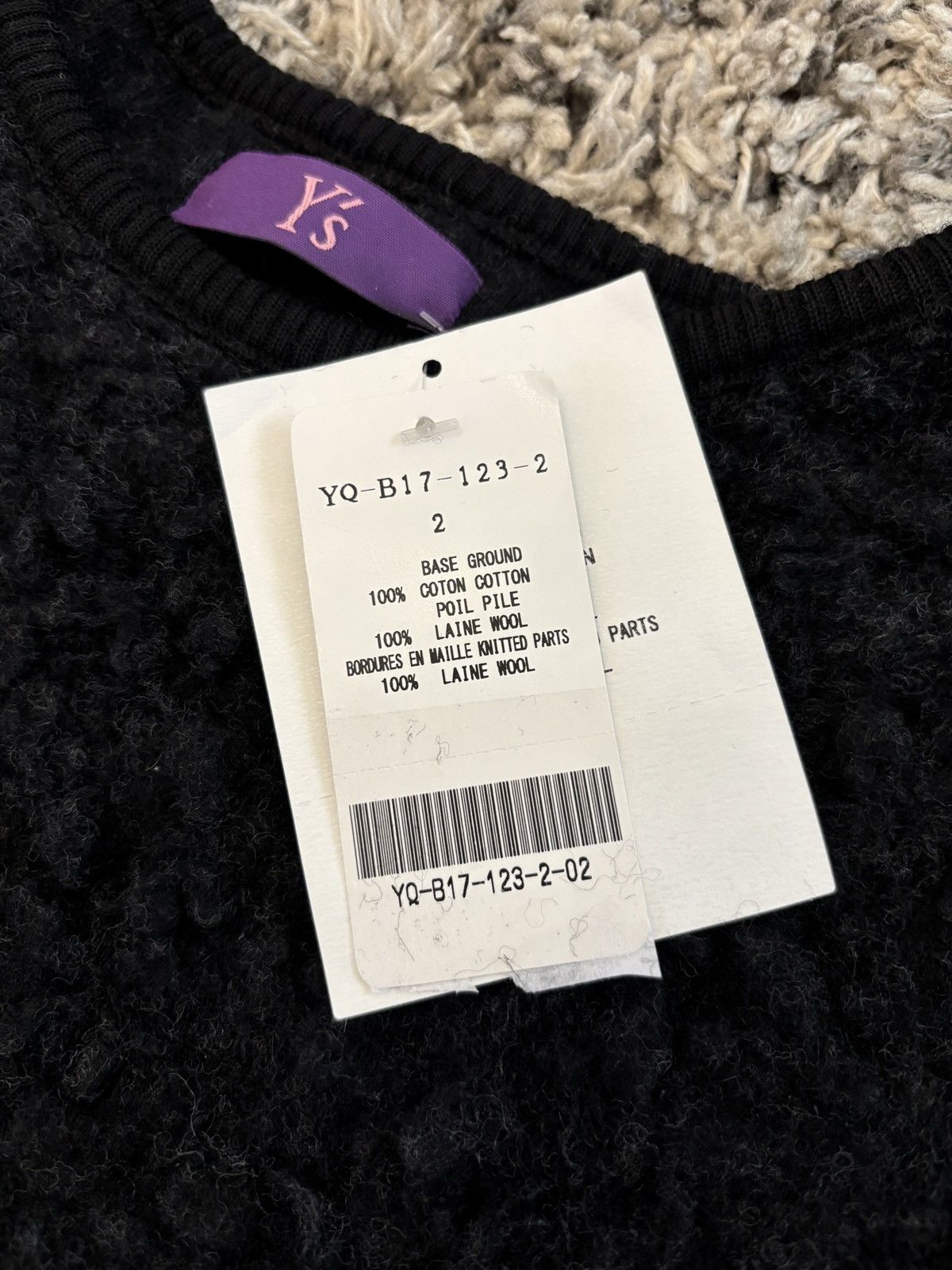 Yohji Yamamoto Y’s by Yohji Yamamoto K-Shoulder Zipper Wool Sweatshirt Size M / US 6-8 / IT 42-44 - 7 Thumbnail