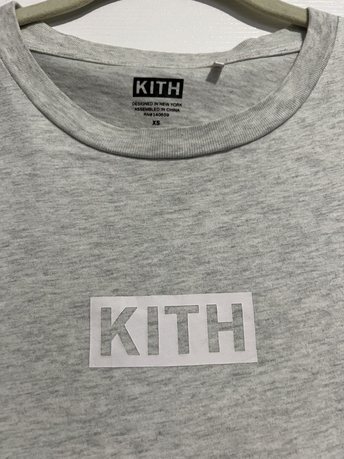 Kith Kith Classic Logo Tee ‘Heather Grey’ Size XS Size US XS / EU 42 / 0 - 4 Thumbnail