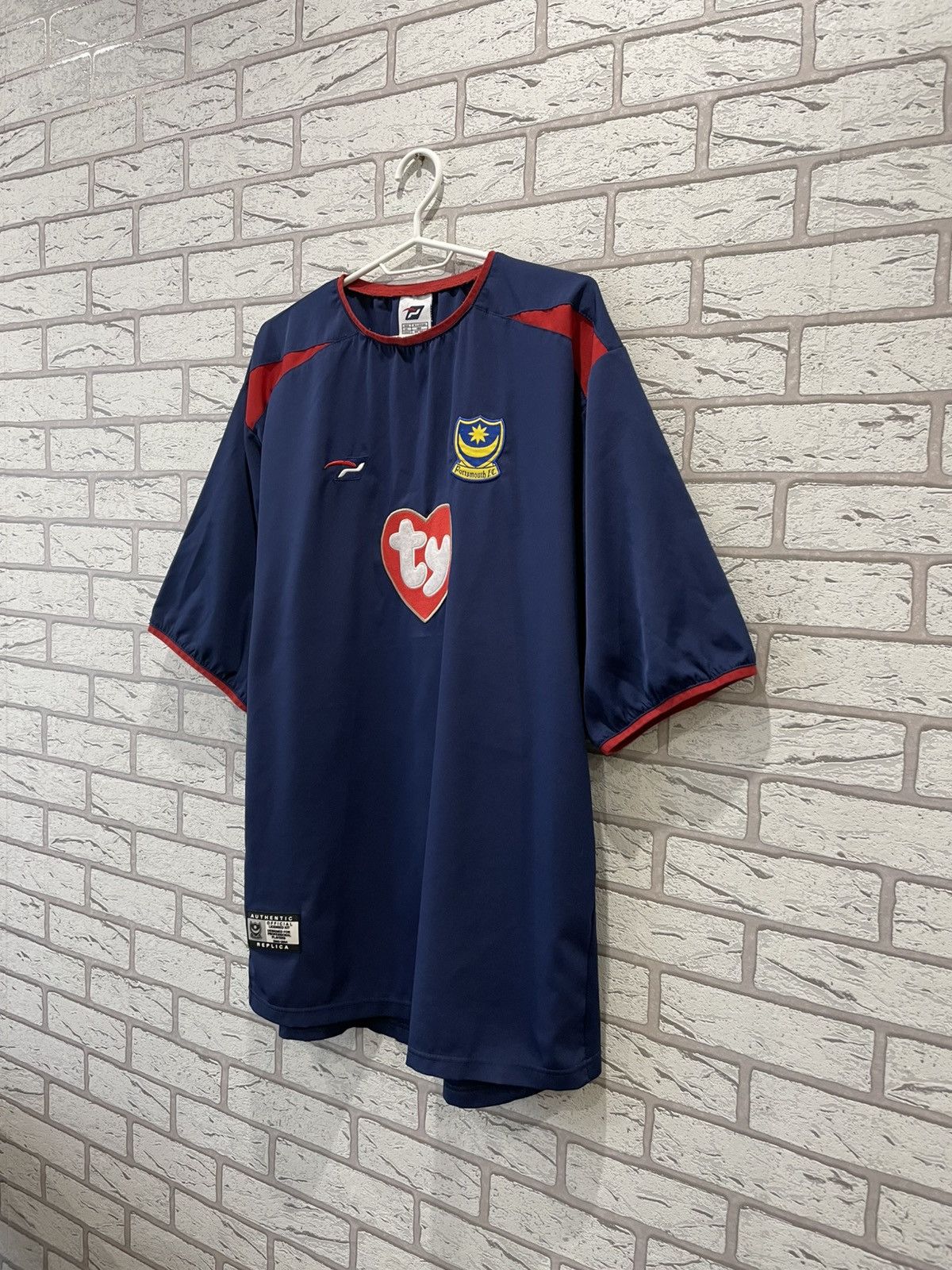 Vintage Portsmouth 2003 2004 2005 Away Football Shirt Soccer Jersey Size US XL / EU 56 / 4 - 2 Thumbnail