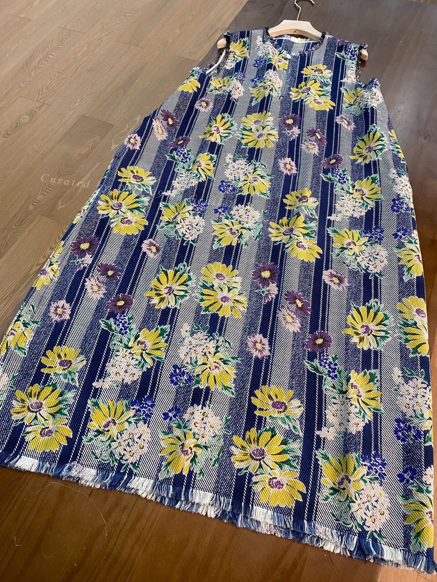 45rpm Floral Denim Sleeveless Dress Size M / US 6-8 / IT 42-44 - 1 Thumbnail