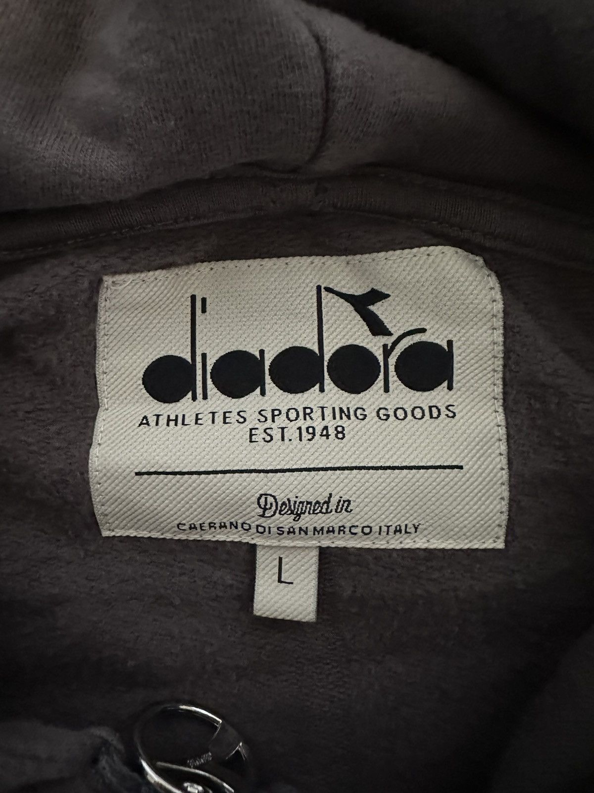 Diadora Diadora Hoodie Size US L / EU 52-54 / 3 - 2 Thumbnail