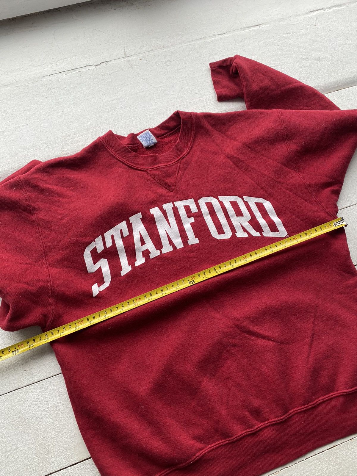 Russell Athletic × Vintage 🔥90s Russell Athletic Stanford Red Mens Sweatshirt Size US M / EU 48-50 / 2 - 7 Thumbnail