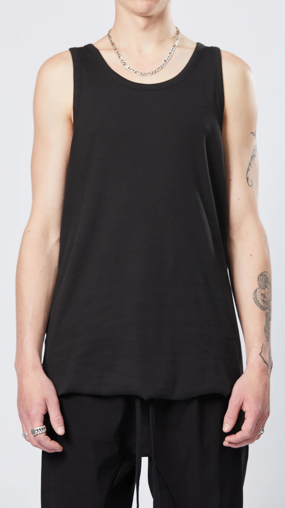 Thom Krom Thom Krom Black Tank Top S Size US S / EU 44-46 / 1 - 2 Thumbnail
