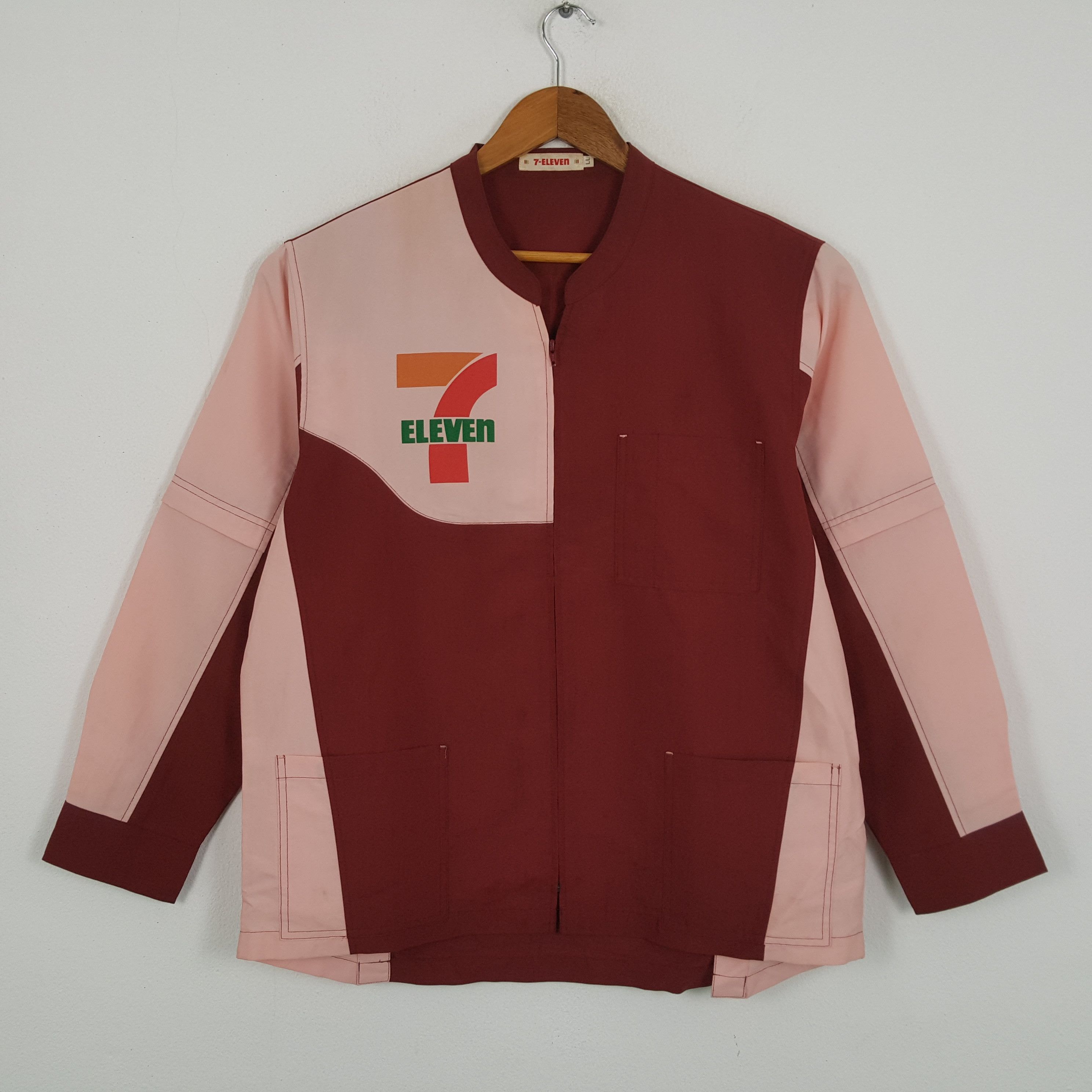 Japanese Brand × Vintage Vintage 7-ELEVEn Japanese Workers Uniform Jacket Size US L / EU 52-54 / 3 - 3 Thumbnail