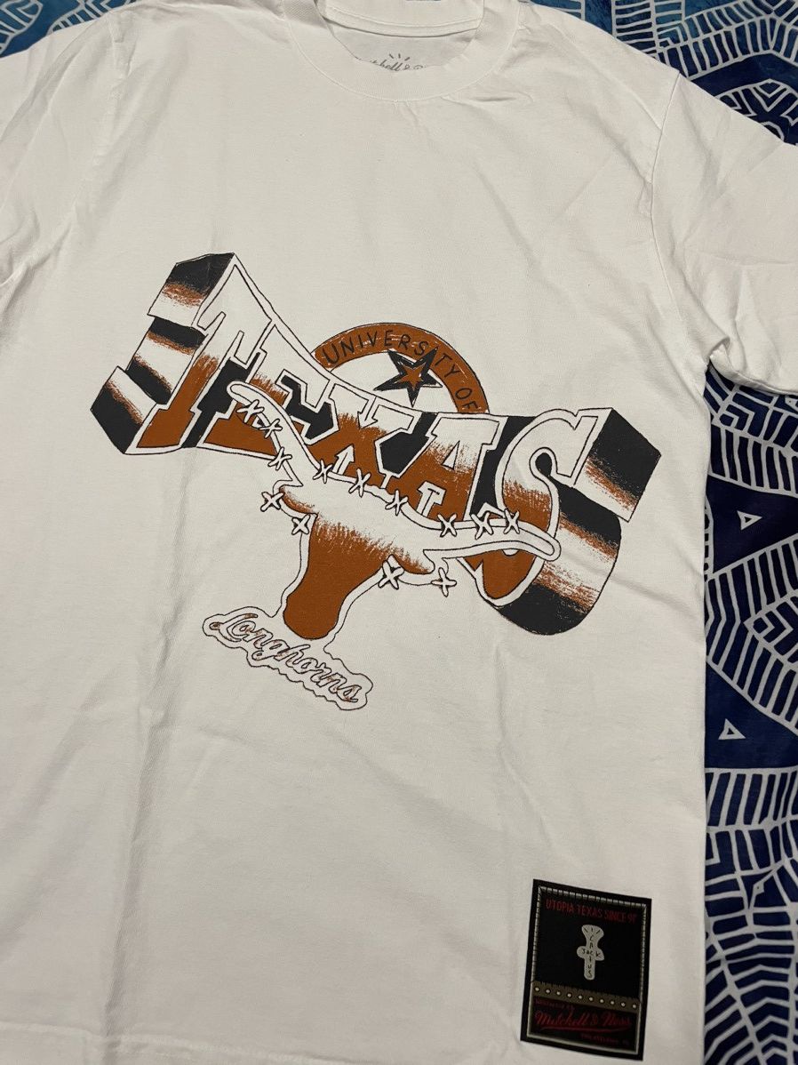 Mitchell & Ness × Travis Scott Travis Scott Mitchell & Ness Texas Longhorns White Size US S / EU 44-46 / 1 - 2 Thumbnail