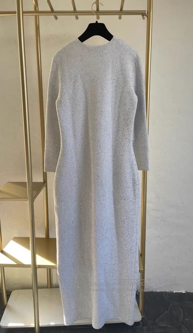 Gucci Gucci Knitted sequin cardigan coat Size S / US 4 / IT 40 - 2 Thumbnail