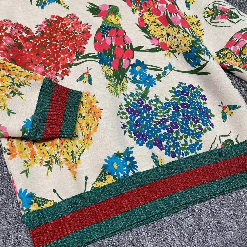 Gucci Gucci Authentic floral parrot sweatshirt 2501-Nextarrow Size US M / EU 48-50 / 2 - 4 Thumbnail