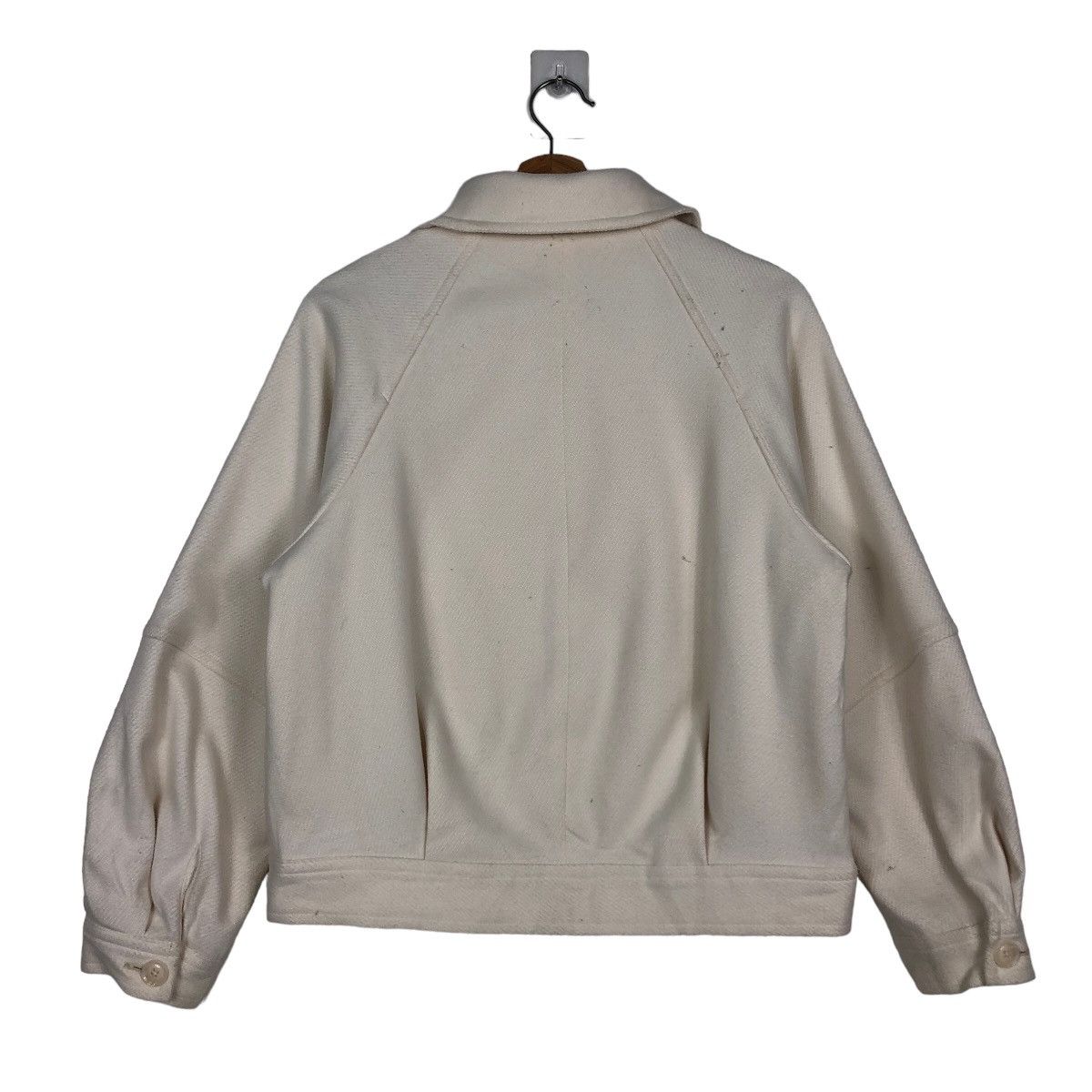 Japanese Brand 🔥Vintage Cropped Wool Jacket Cargo Gu Japan Issey Miyake Size US S / EU 44-46 / 1 - 8 Thumbnail