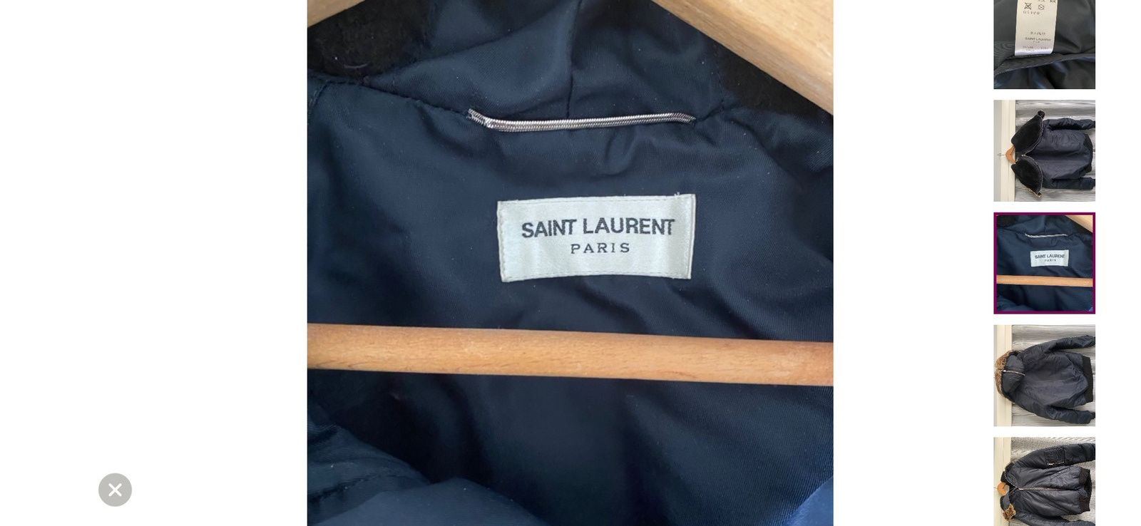 Saint Laurent Paris Saint Laurent Hedi Slimane FW 15 N-28 Bomber Size US XS / EU 42 / 0 - 8 Thumbnail