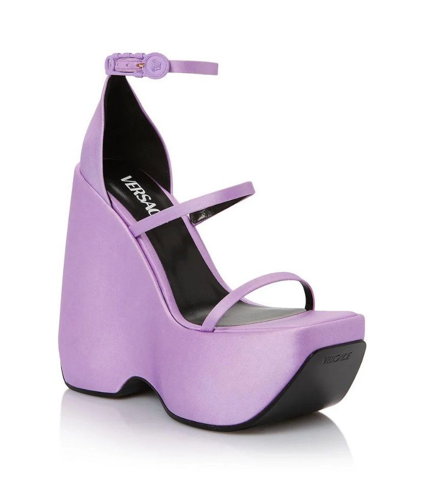 Versace Versace Tri-Platform Sandal Size US 7.5 / IT 37.5 - 1 Thumbnail