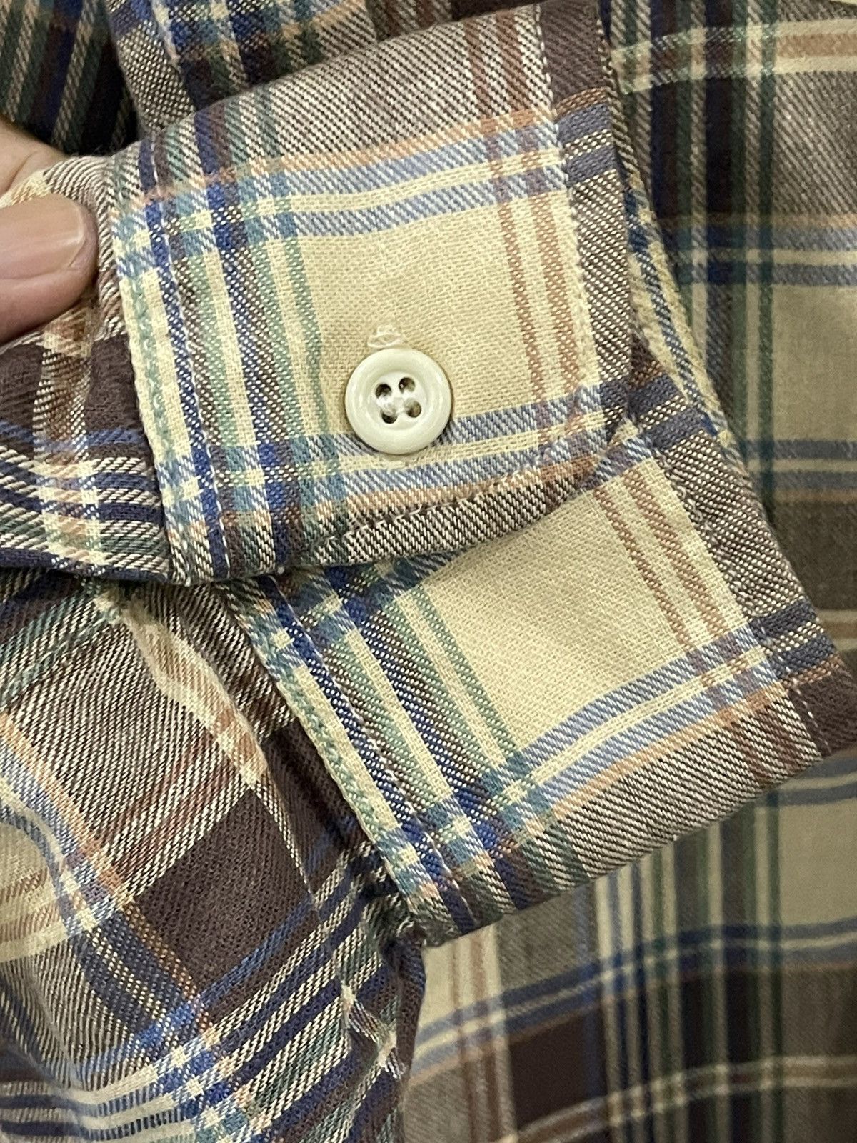 Levi's Vintage Levis Plaid 80s Double Pocket Size US L / EU 52-54 / 3 - 6 Thumbnail