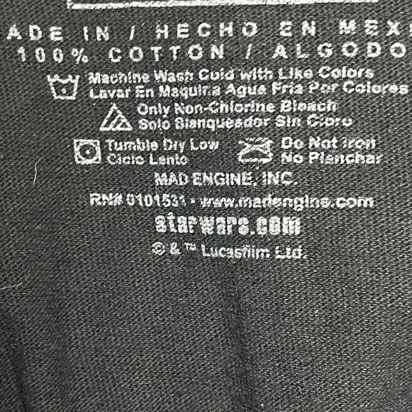 Star Wars Star Wars Kylo Ren Graphic T-Shirt - Black - Size M Size US M / EU 48-50 / 2 - 8 Thumbnail