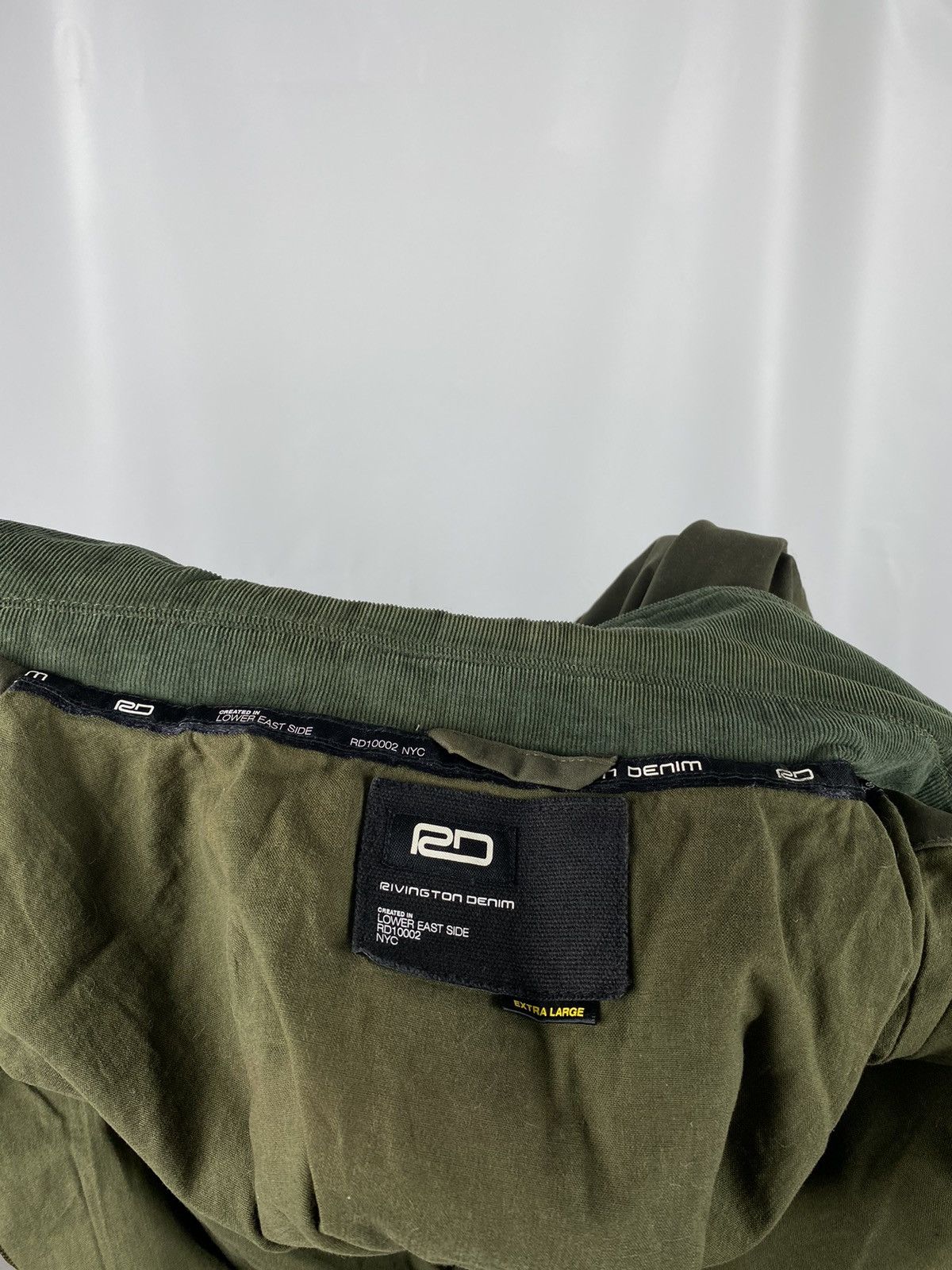 Designer Rivington Denim NYC Waxed Cotton Jacket Belted XL Size US XL / EU 56 / 4 - 6 Thumbnail