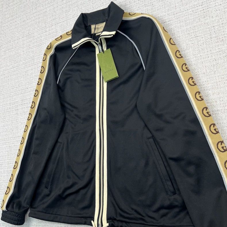 Gucci Gucci Side-sleeved Logo striped casual long-sleeved jacket Size US M / EU 48-50 / 2 - 5 Thumbnail