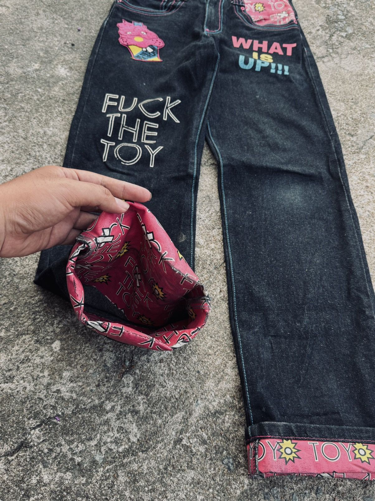 Hysteric Glamour So Crazy!!! Fuck The Toy Denim Hysteric Styled BBC Ice Cream Size US 30 / EU 46 - 4 Thumbnail