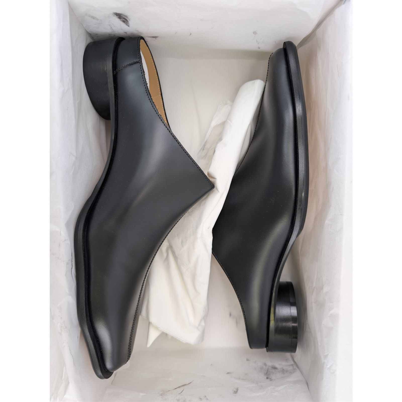 Maison Margiela o1rshd1 MM6 Maison Margiela Leather Mules Sandals Slippers Size US 11 / EU 44 - 18 Thumbnail