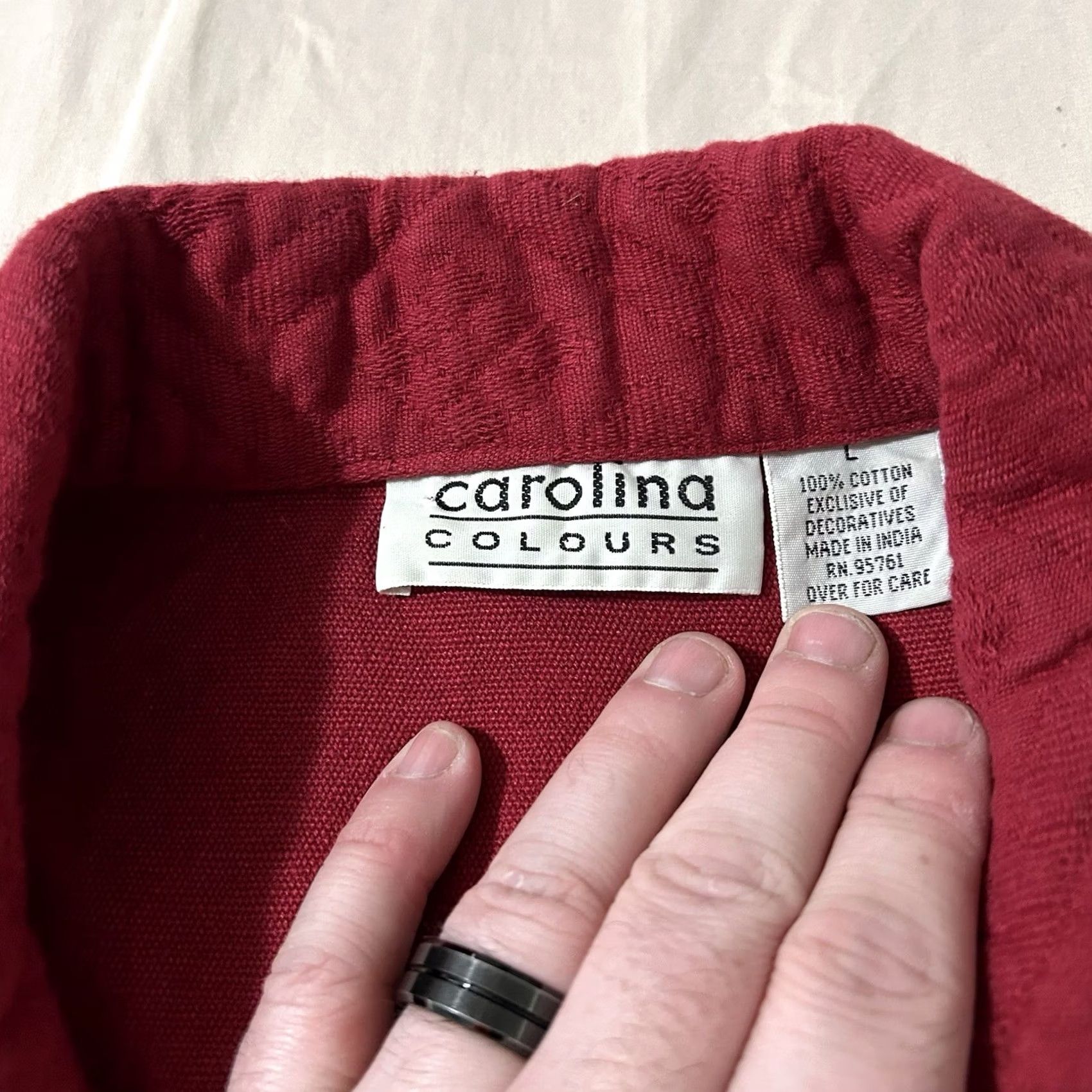Vintage VINTAGE 90s Carolina Colours Christmas Santa Full Zip Vest Size L Red Women Size L / US 10 / IT 46 - 2 Thumbnail