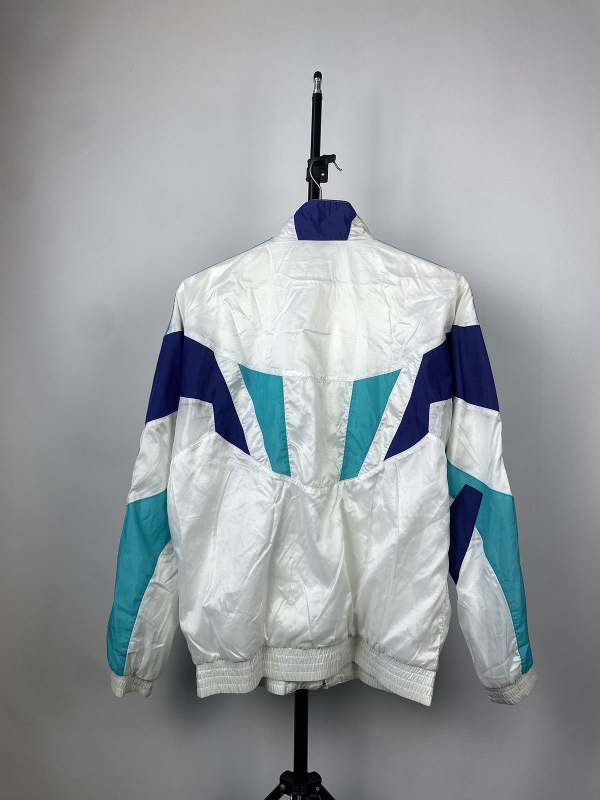 Adidas × Vintage Vintage Adidas Nylon Track Full Zip Y2K Jacket Size US M / EU 48-50 / 2 - 8 Thumbnail