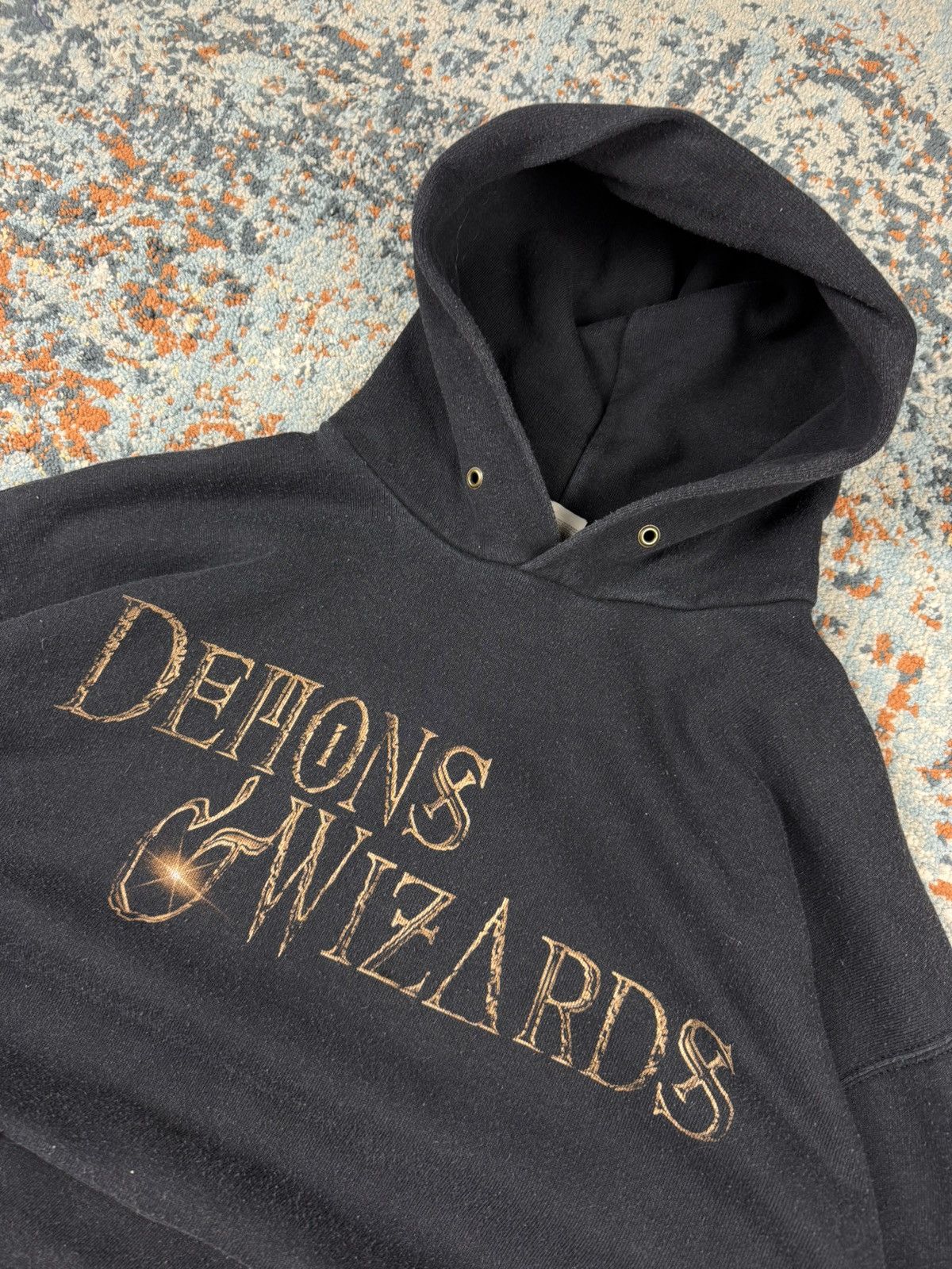 Band Tees Vintage 00s Demons & Wizards final warning metal band hoodie Size US L / EU 52-54 / 3 - 6 Thumbnail