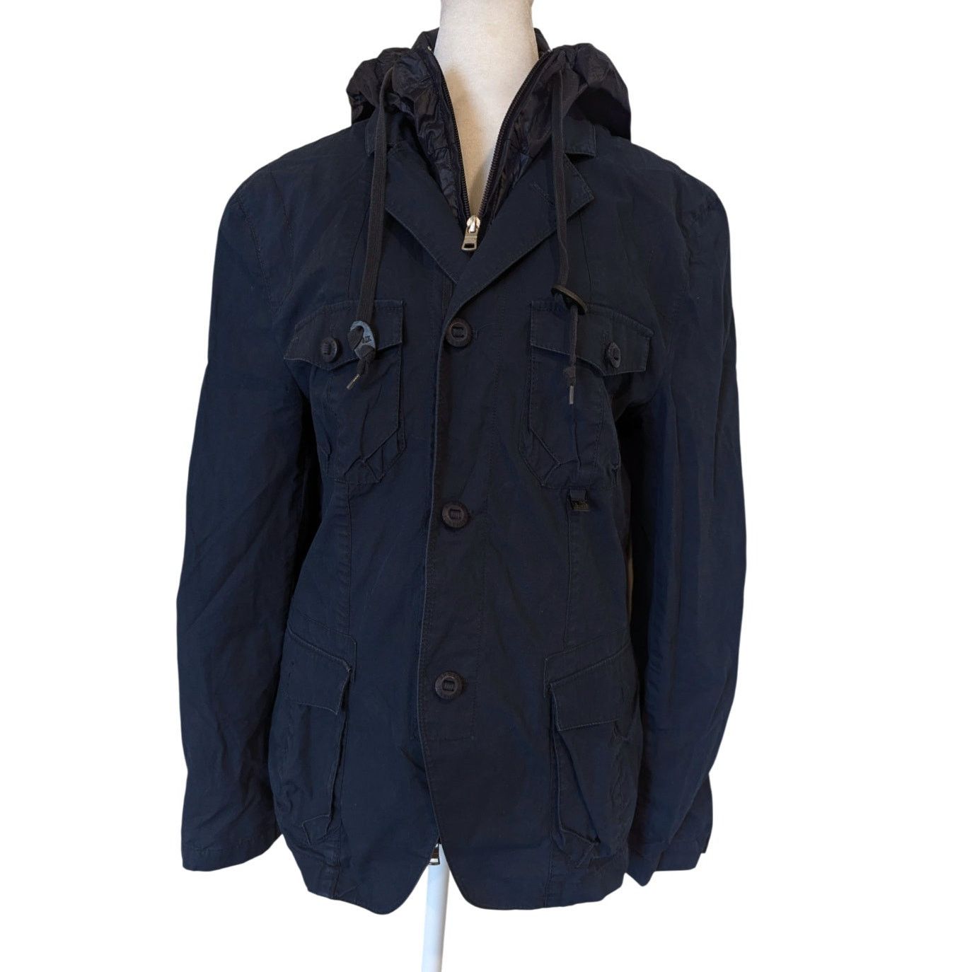 Armani Exchange Armani Exchange AX Blue Utility Double Layer Jacket Small Size US S / EU 44-46 / 1 - 2 Thumbnail