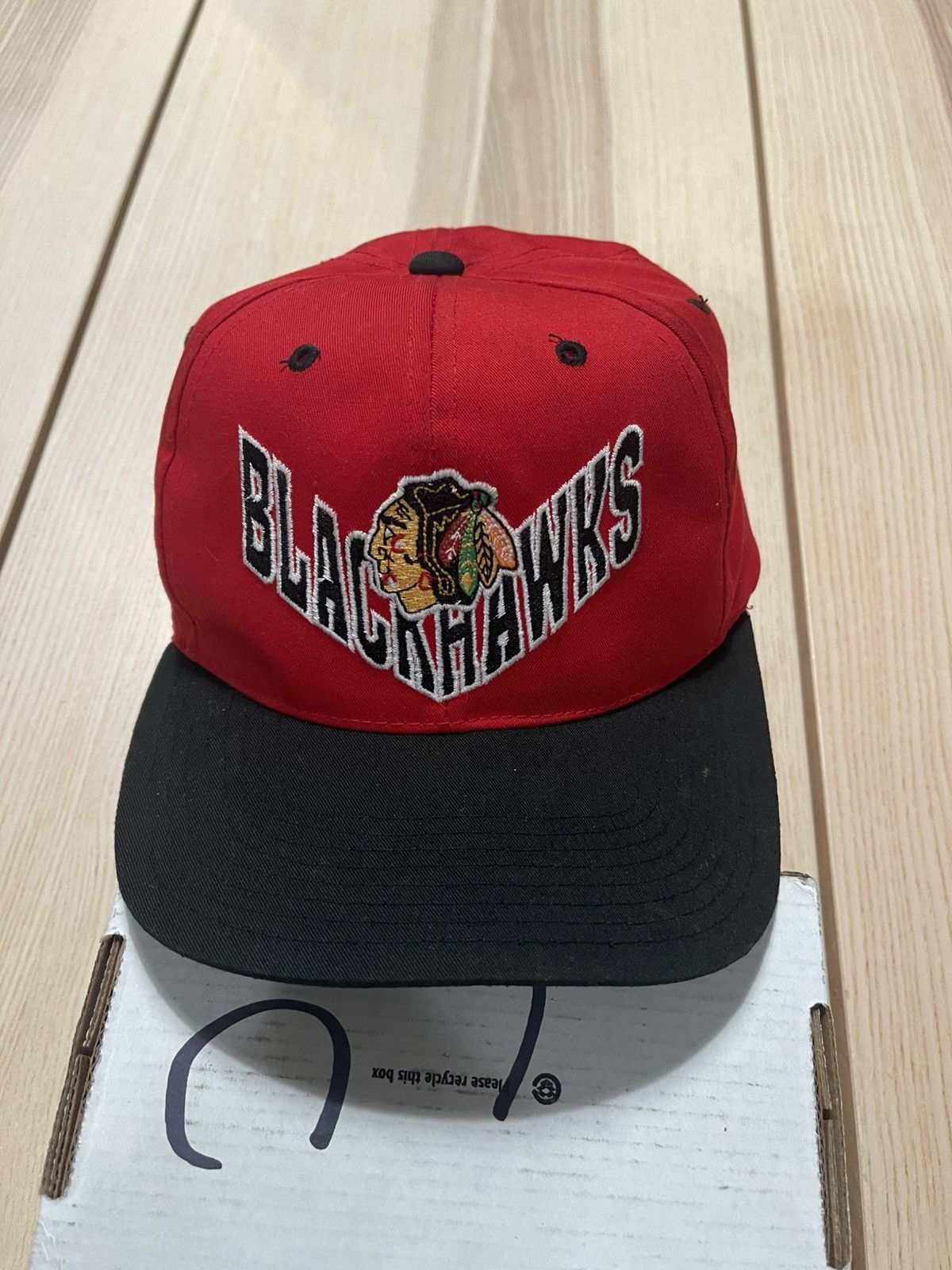 NHL Vintage Annco Chicago Blackhawks Hockey SnapBack Hat Size ONE SIZE - 1 Thumbnail