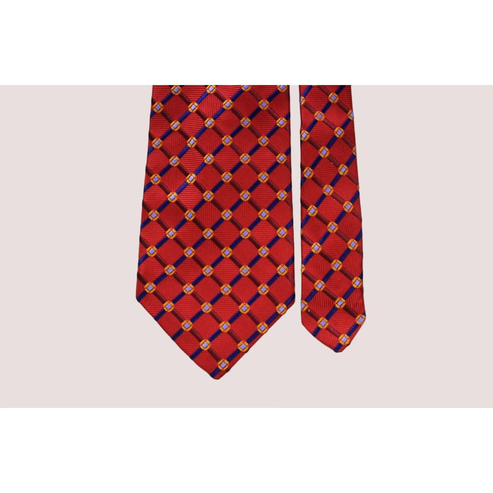 Robert Talbott Robert Talbott Best Of Class Bold Silk Power Blue Red Tie NECK TIE Size ONE SIZE - 1 Thumbnail