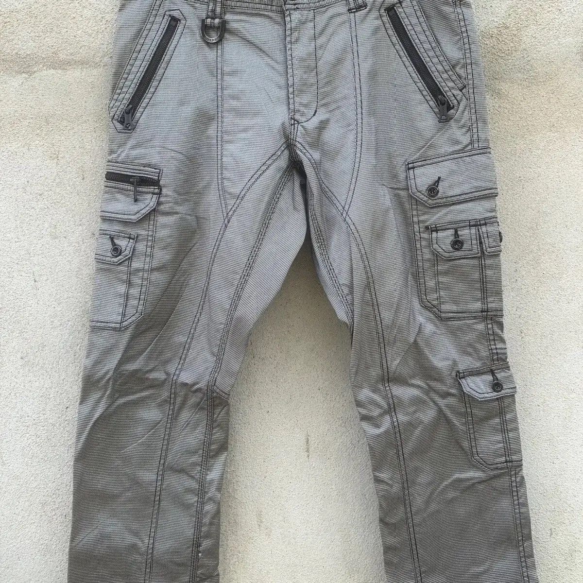 8 by YOOX RARE‼️MULTIPOCKET RIELABO JAPAN TROUSERS BIKERS CARGO PANTS Size US 32 / EU 48 - 2 Thumbnail